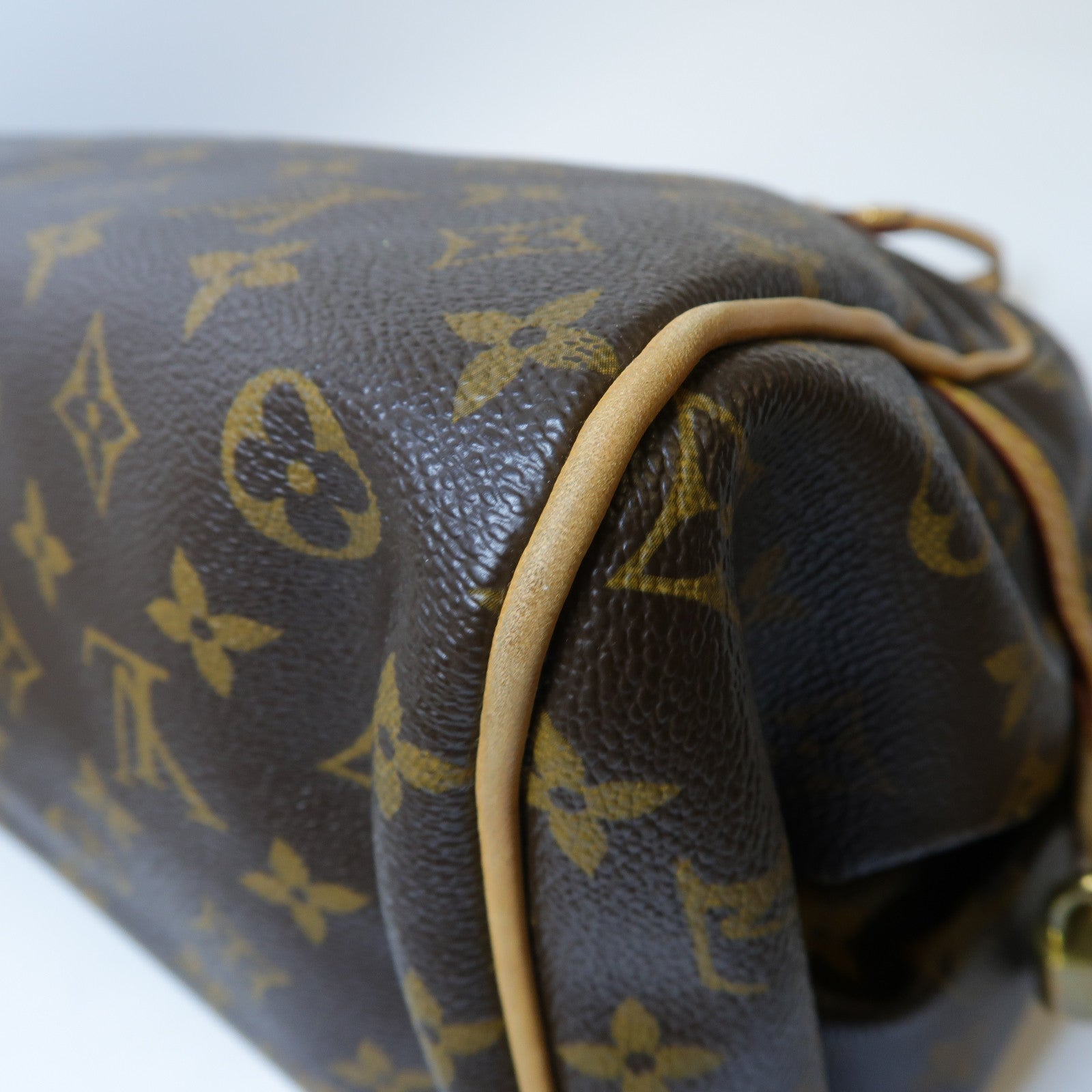 LOUIS VUITTON 【激減優惠】Monogram Montorgueil GM金扣肩背袋啡色