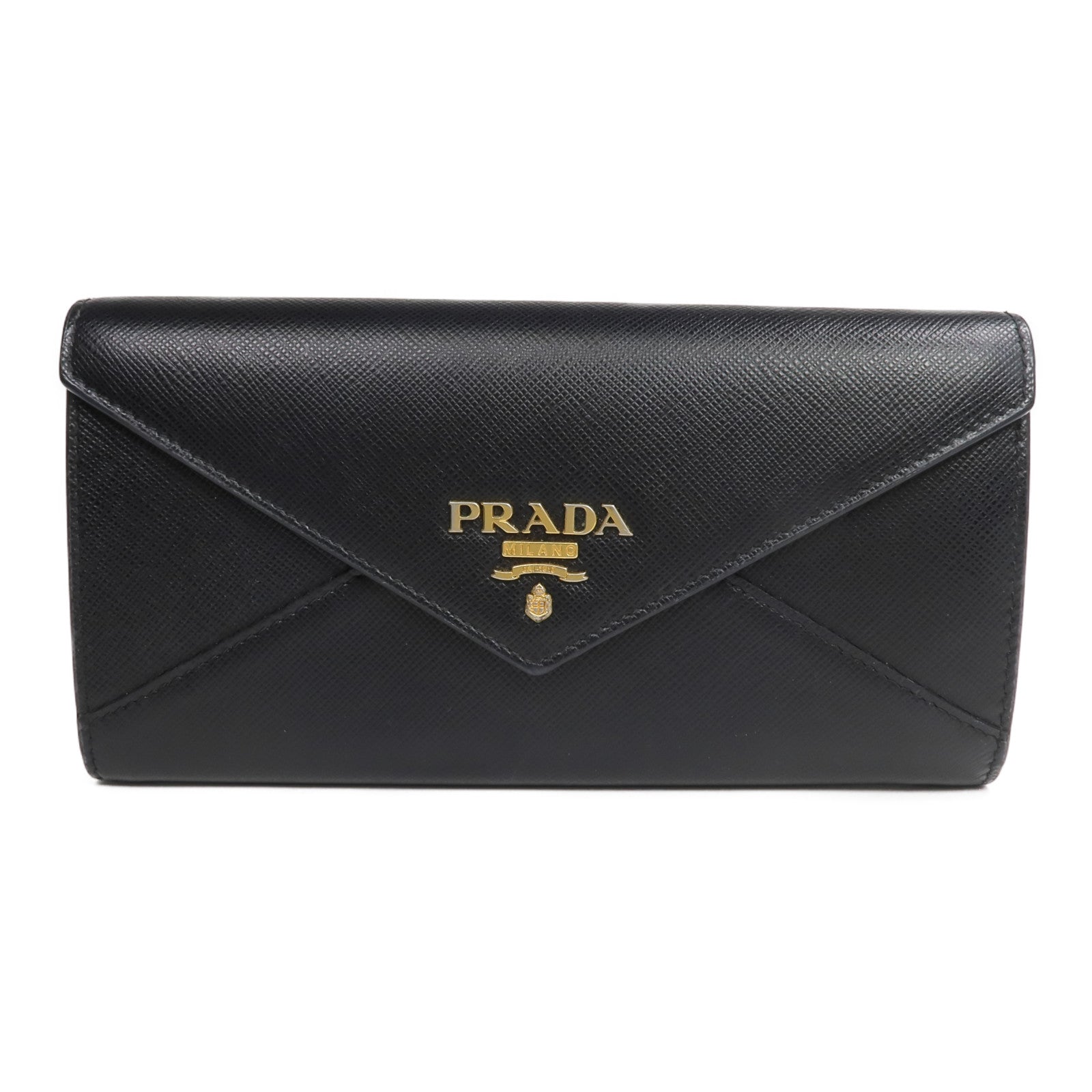 PRADA Saffiano皮革Envelope Long Wallet長錢包