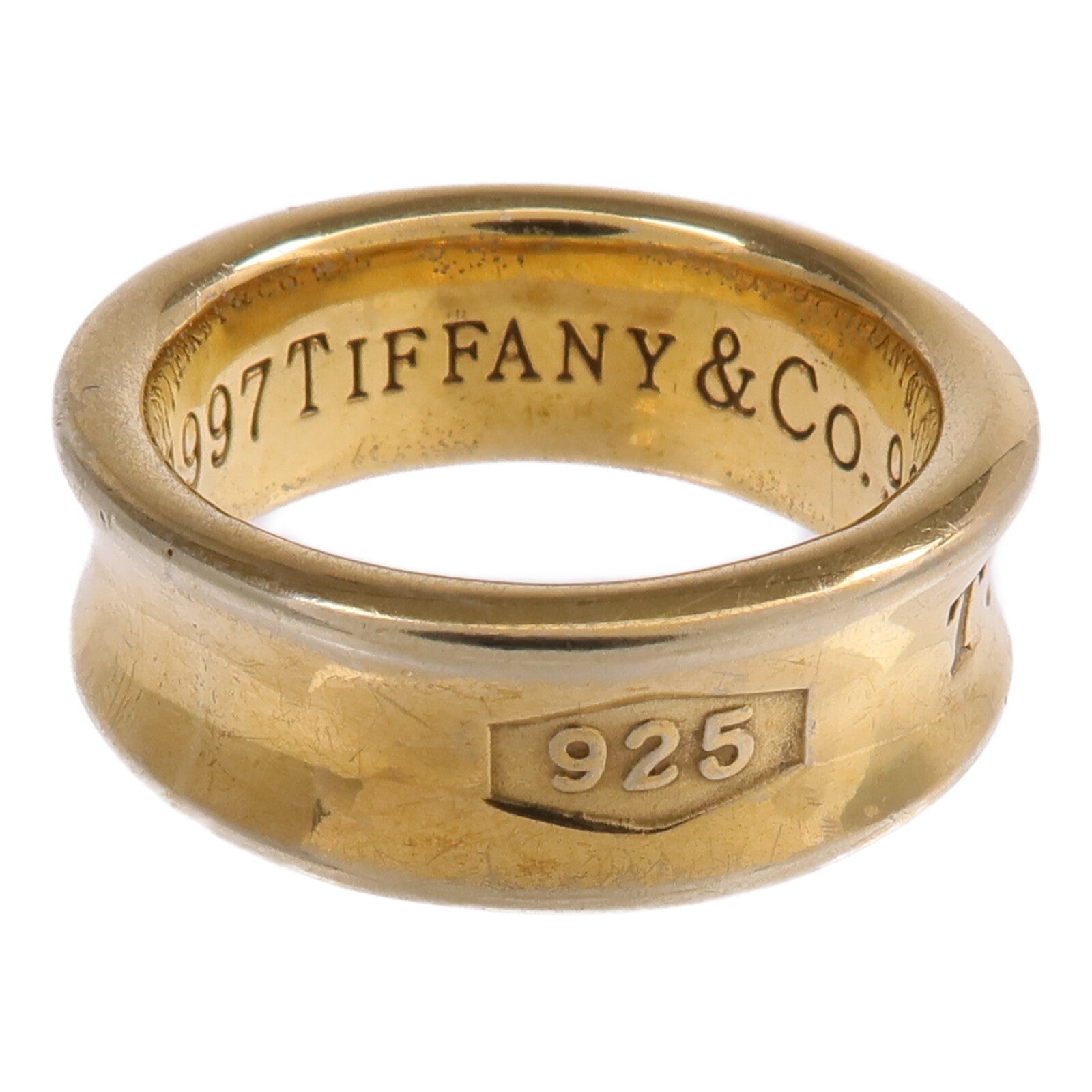 TIFFANY＆CO 925純銀1837 Ring戒指US#5