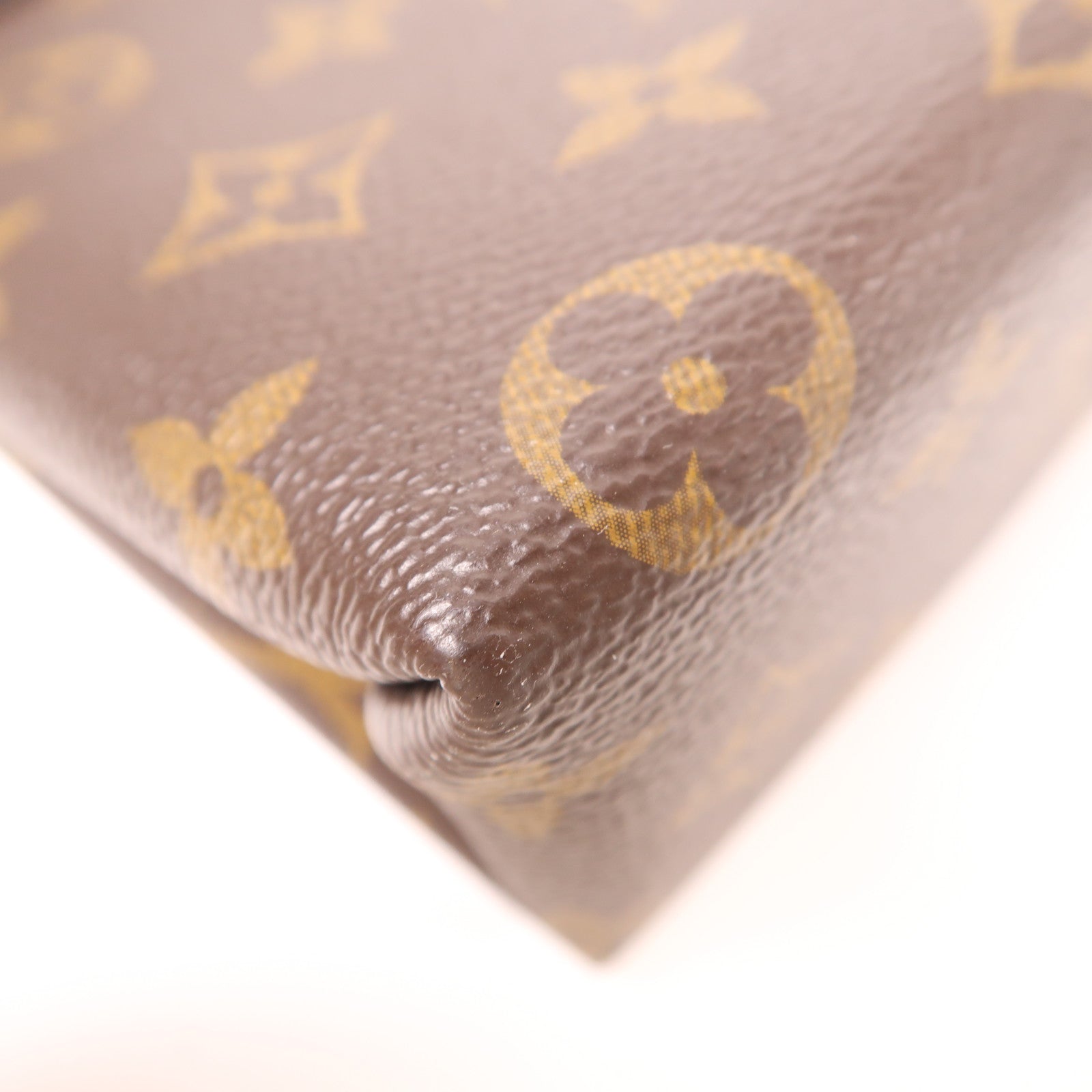 LOUIS VUITTON Monogram Locky BB金扣手挽肩背兩用袋棕色/黑色