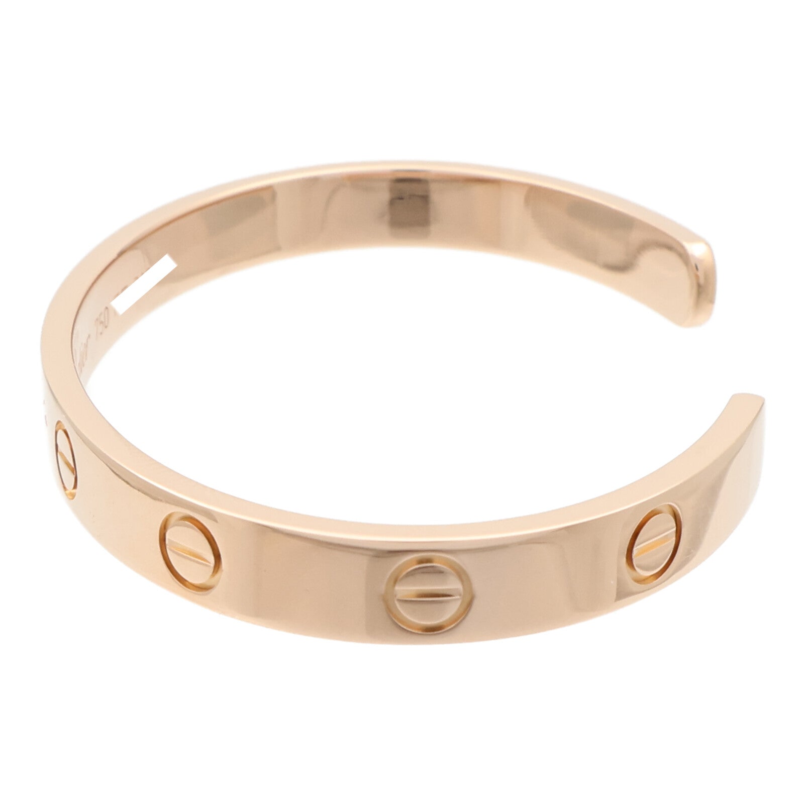 CARTIER 18K玫瑰金Love Bangle Open手鐲Cartier#16