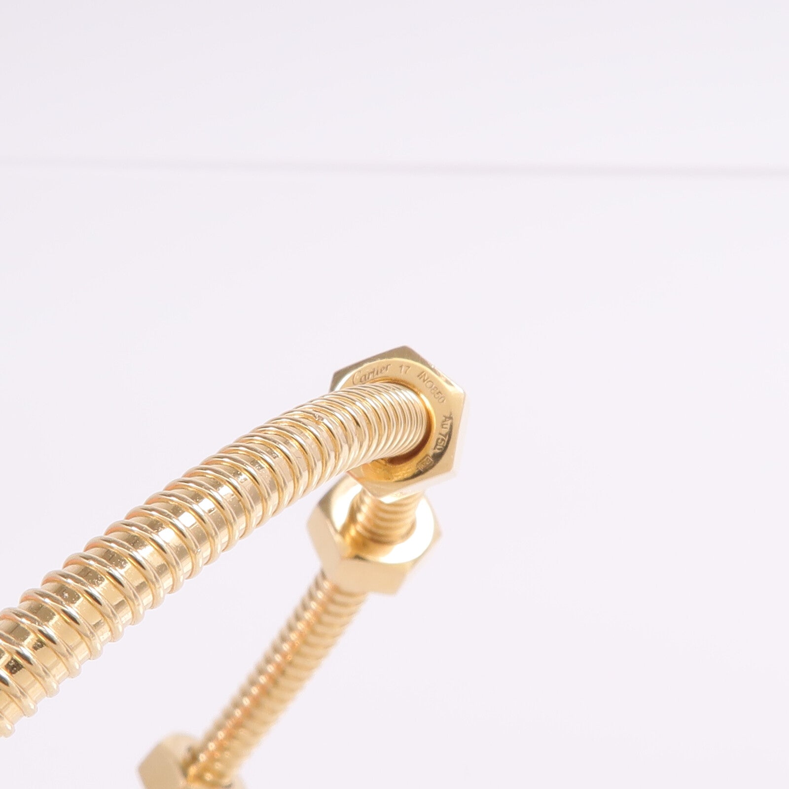 CARTIER 18K玫瑰金Ecrou de Cartier Bracelet手鐲Cartier#17