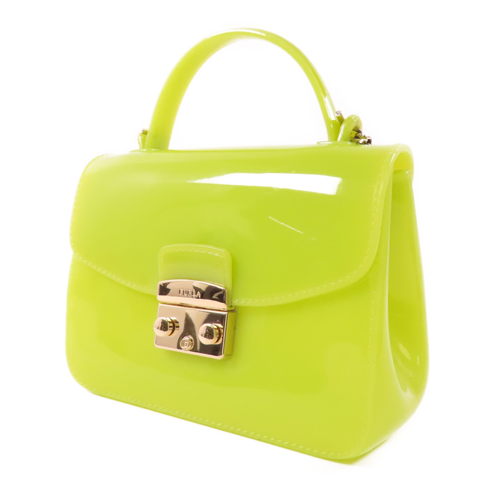Furla PVC 2 Way Shoulder Bag金扣手挽肩背兩用袋