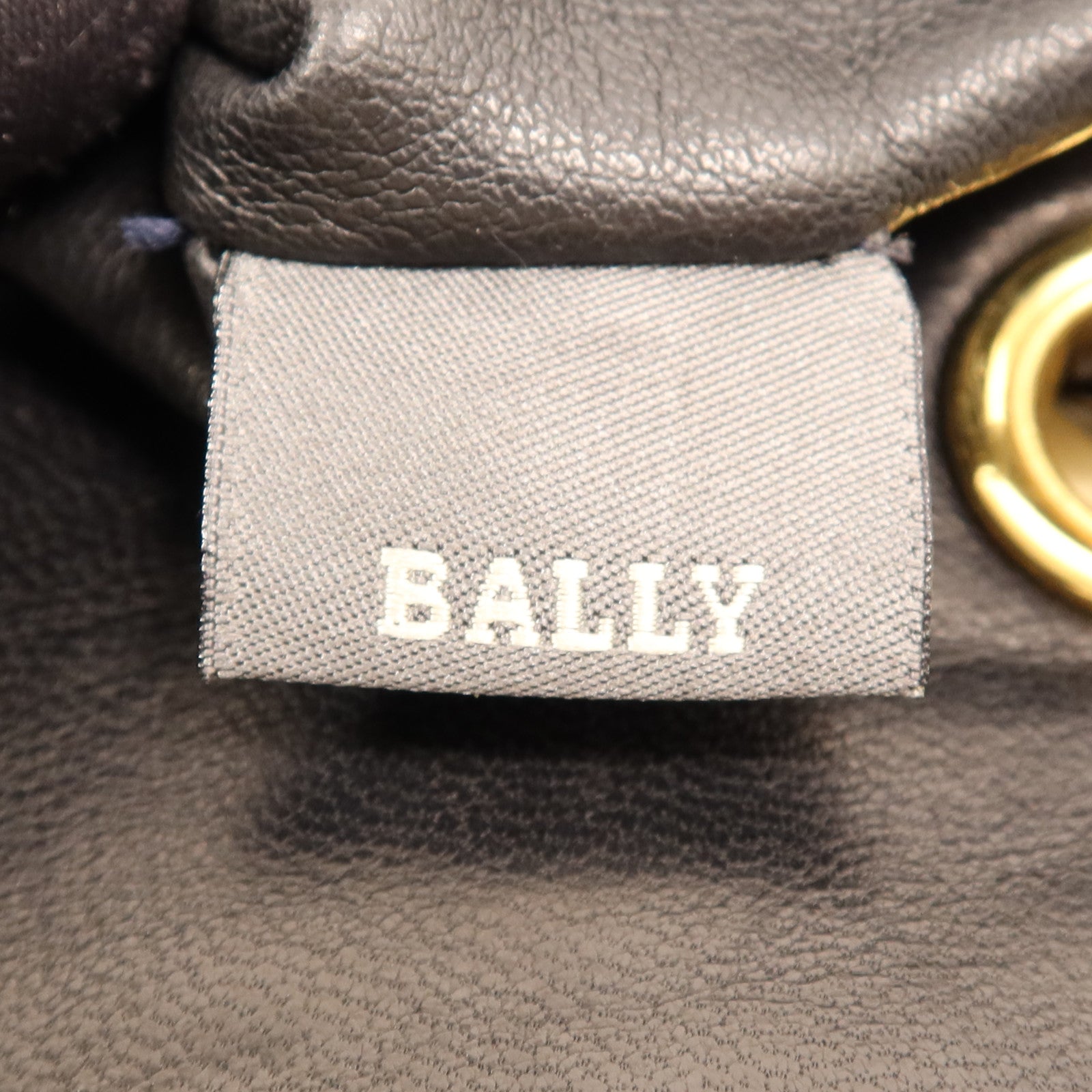 BALLY 羊皮皮革Chain Shoulder Bag金扣鏈帶肩背袋
