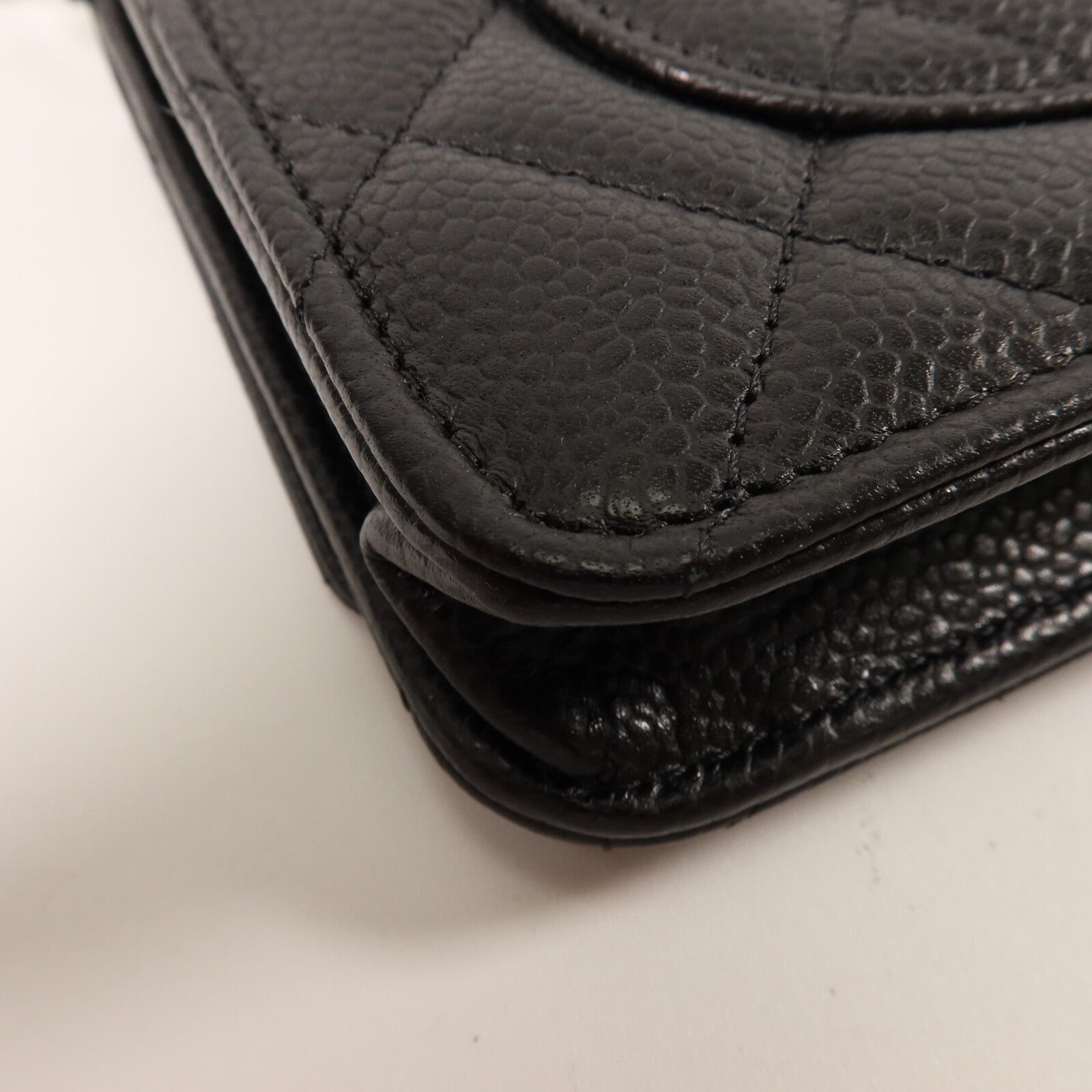 CHANEL 牛皮皮革WOC Wallet On Chain鏈帶肩背袋