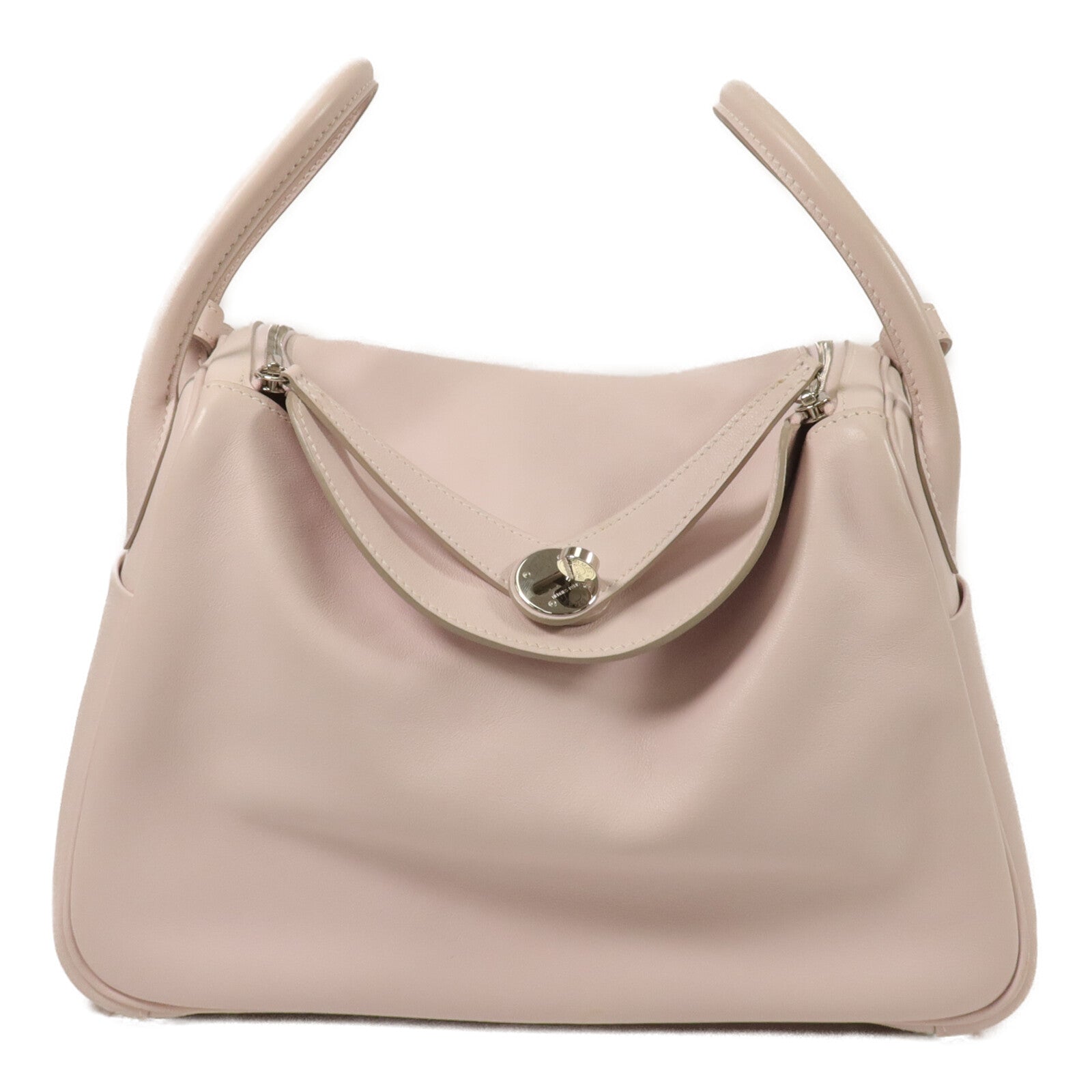 HERMES Swift皮革Lindy 30手挽肩背兩用袋Rose Dragee