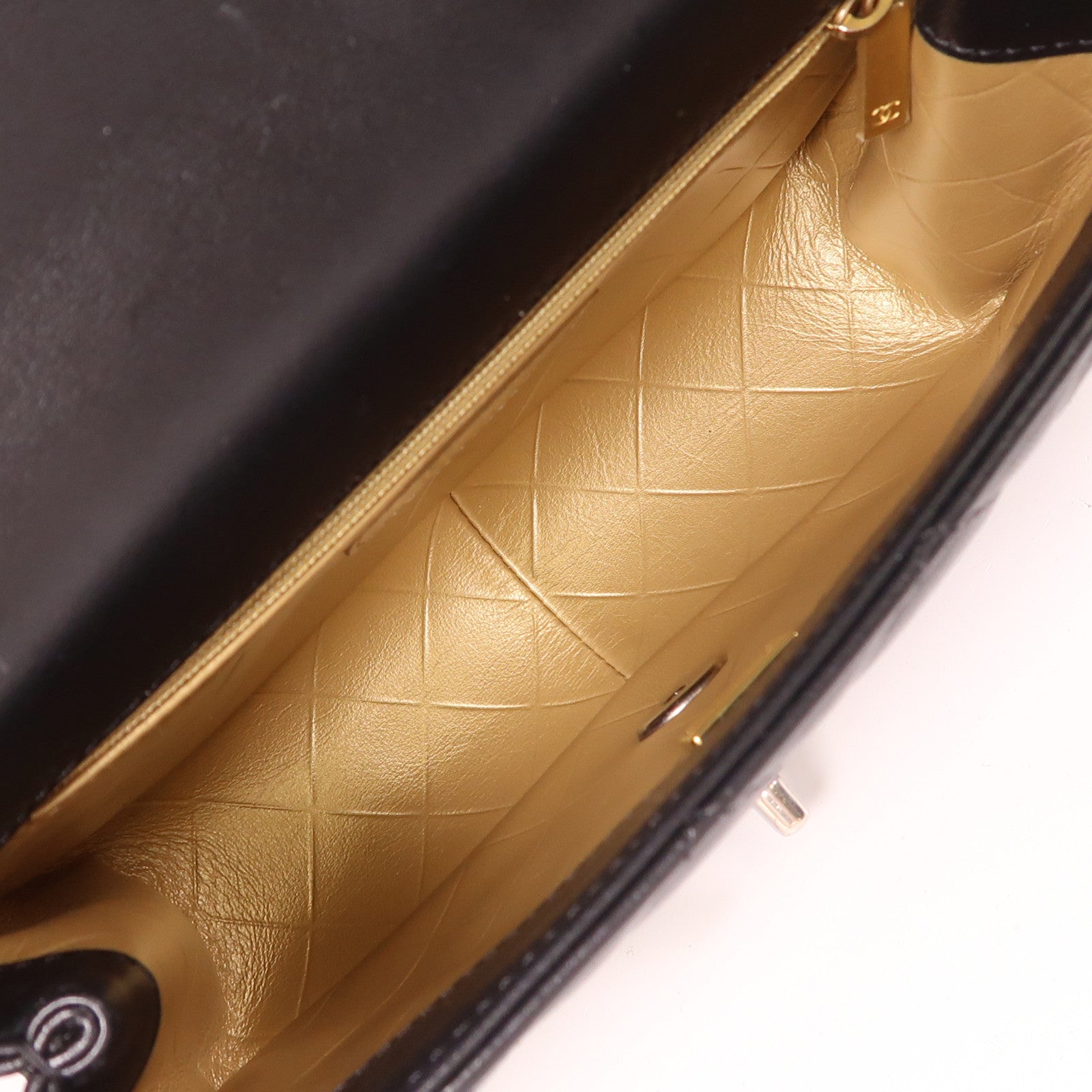 CHANEL 牛皮皮革Pearl Hairpin Badge肩背袋