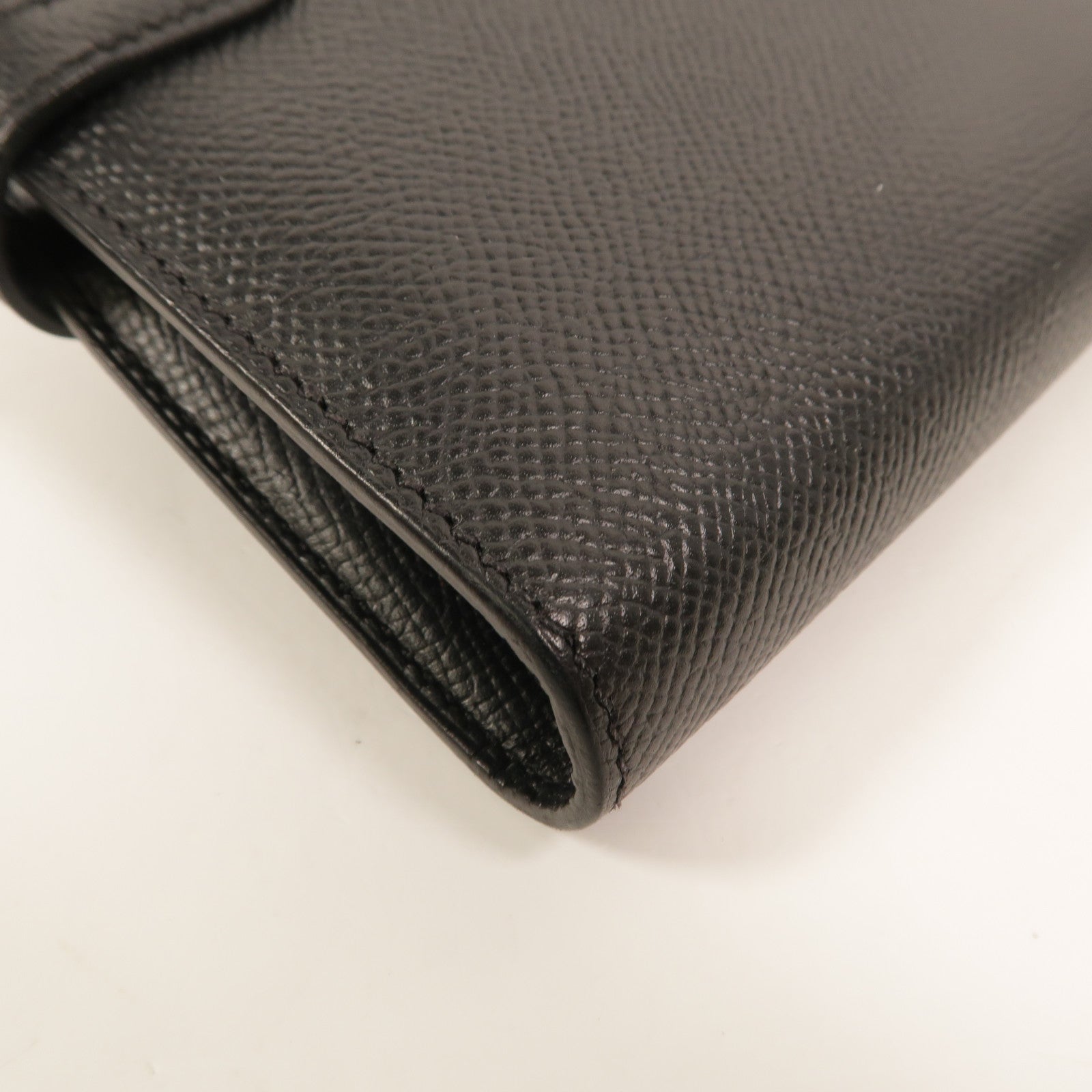 HERMES Epsom皮革Kelly Wallet長錢包Noir
