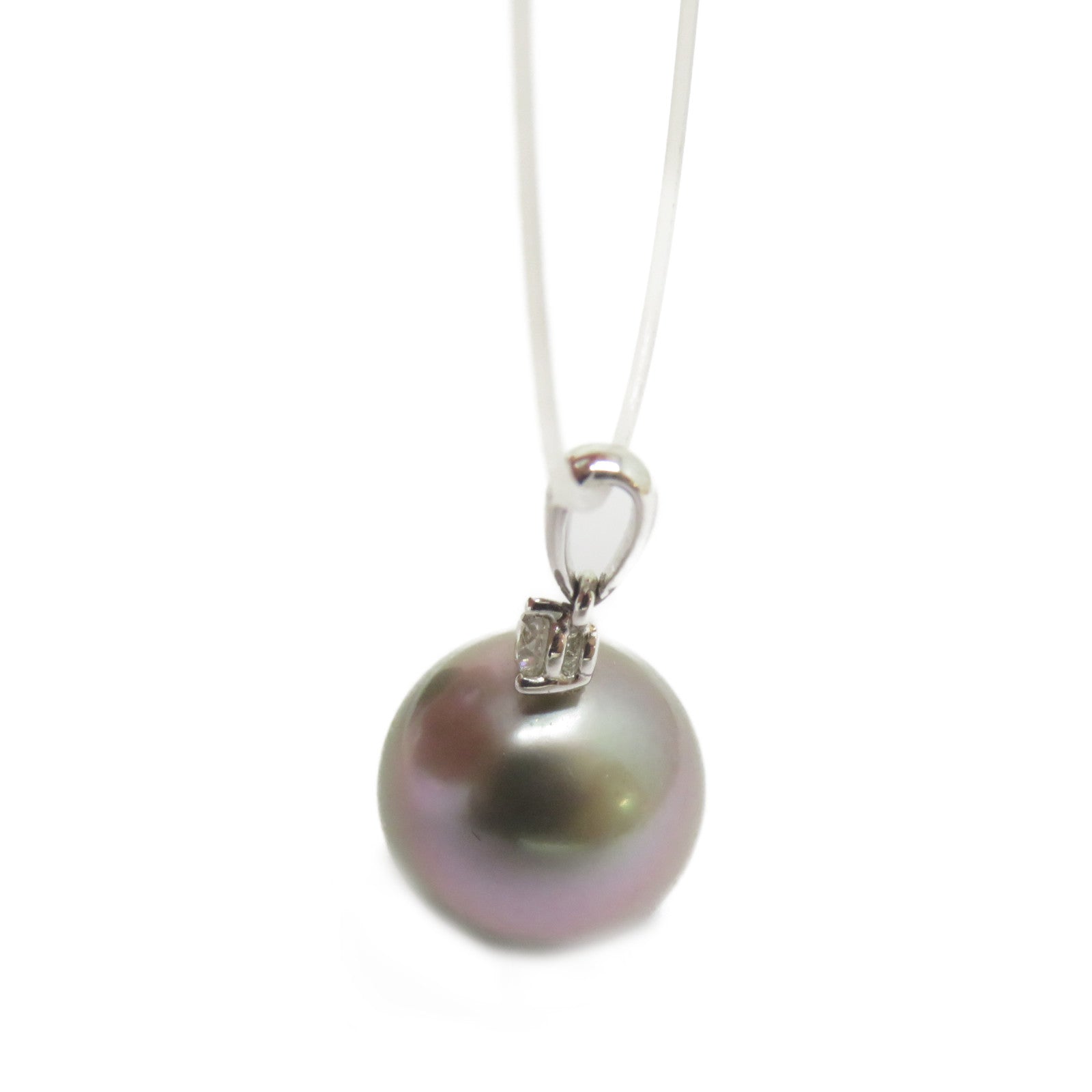 JEWELRY 18K白金Pearl Pendant Top