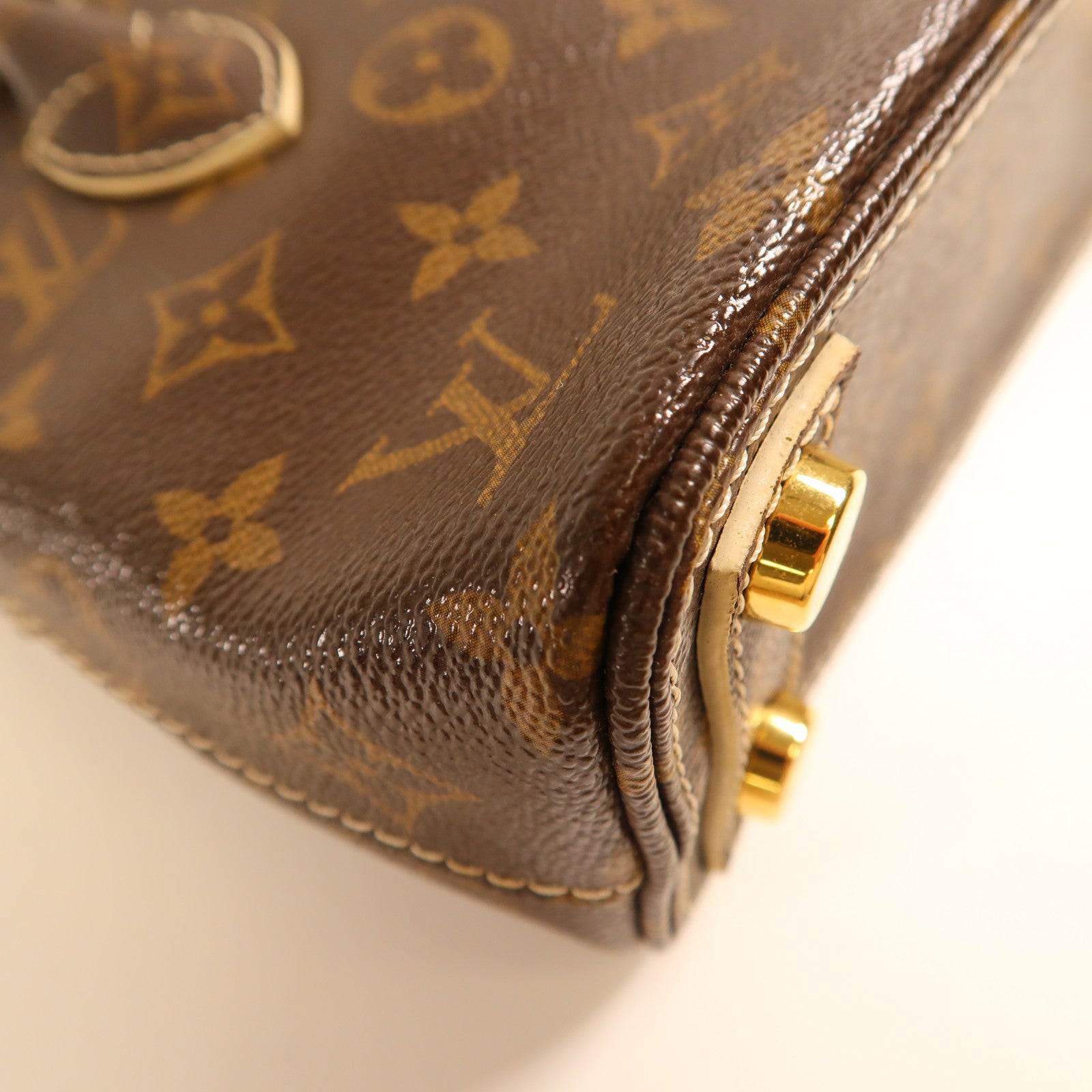 LOUIS VUITTON Monogram Lockit BB金扣手挽袋