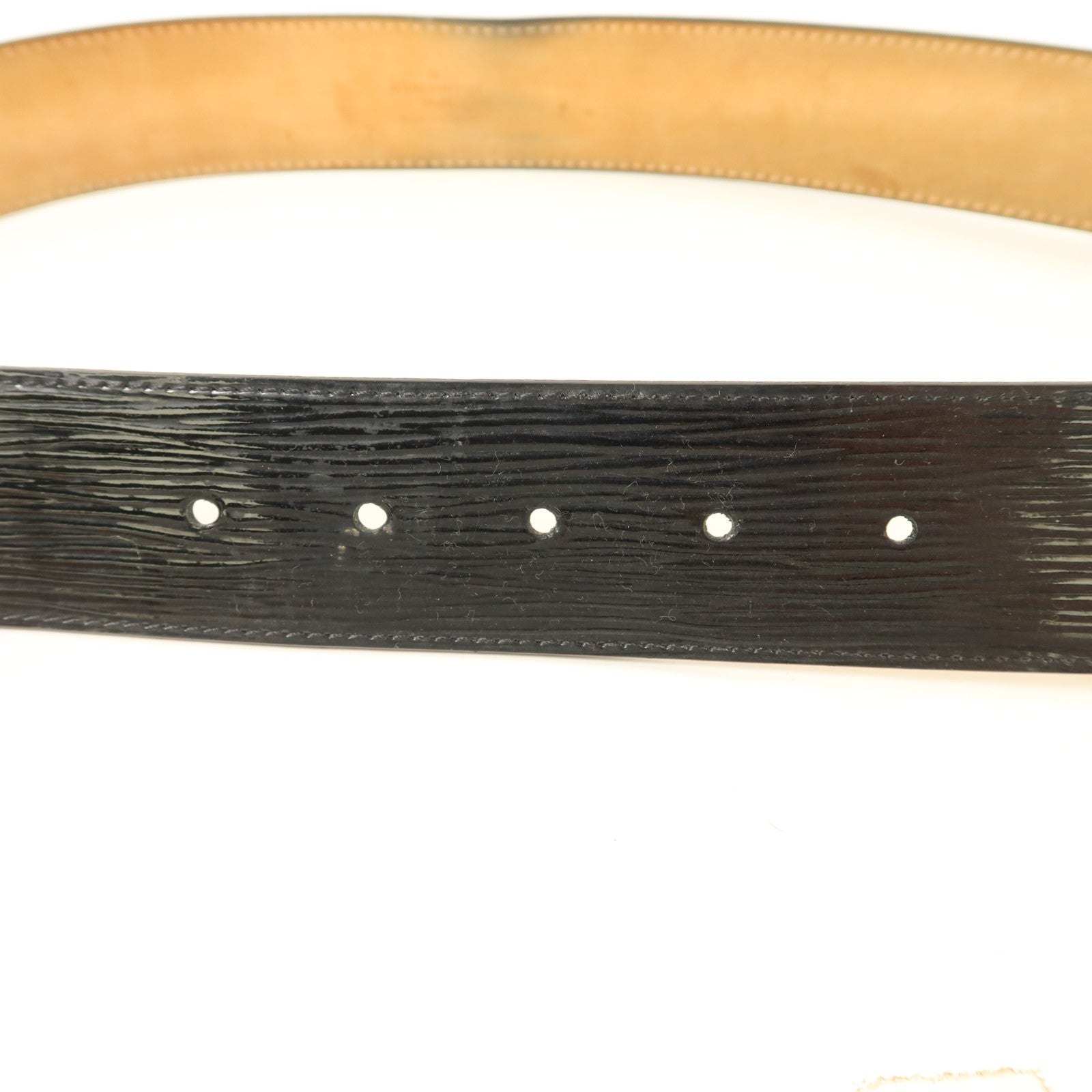 LOUIS VUITTON Epi Initials Belt 80cm皮帶