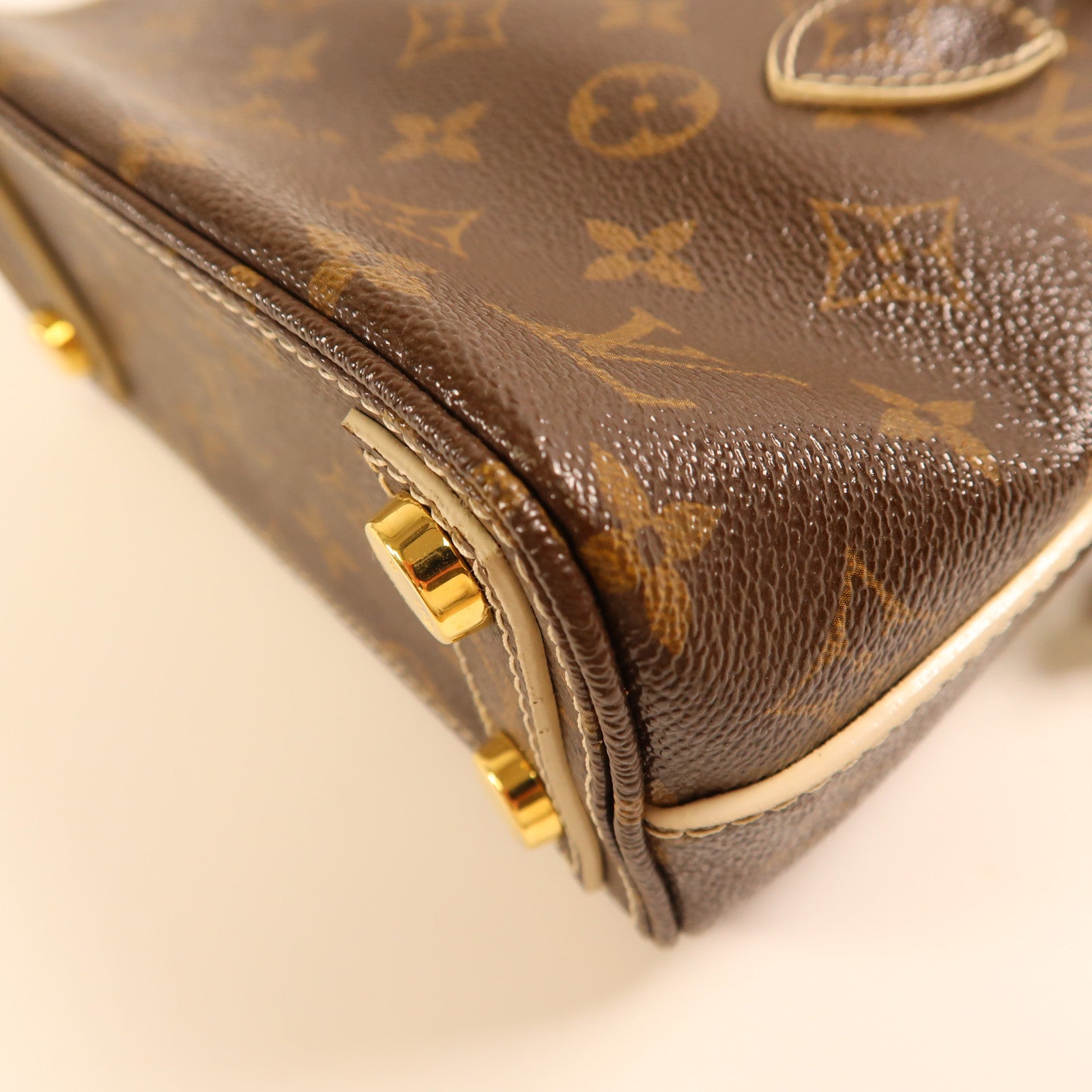 LOUIS VUITTON Monogram Lockit BB金扣手挽袋