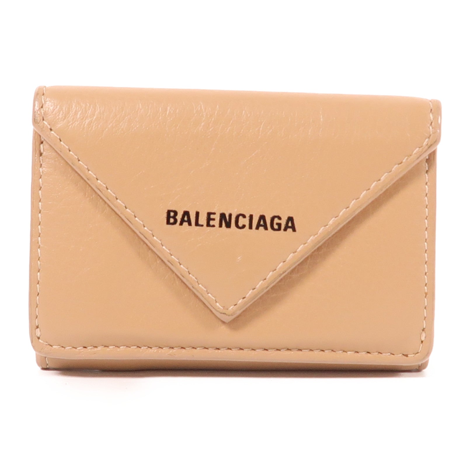 BALENCIAGA 【激減優惠】羊皮皮革Wallet銀扣錢包