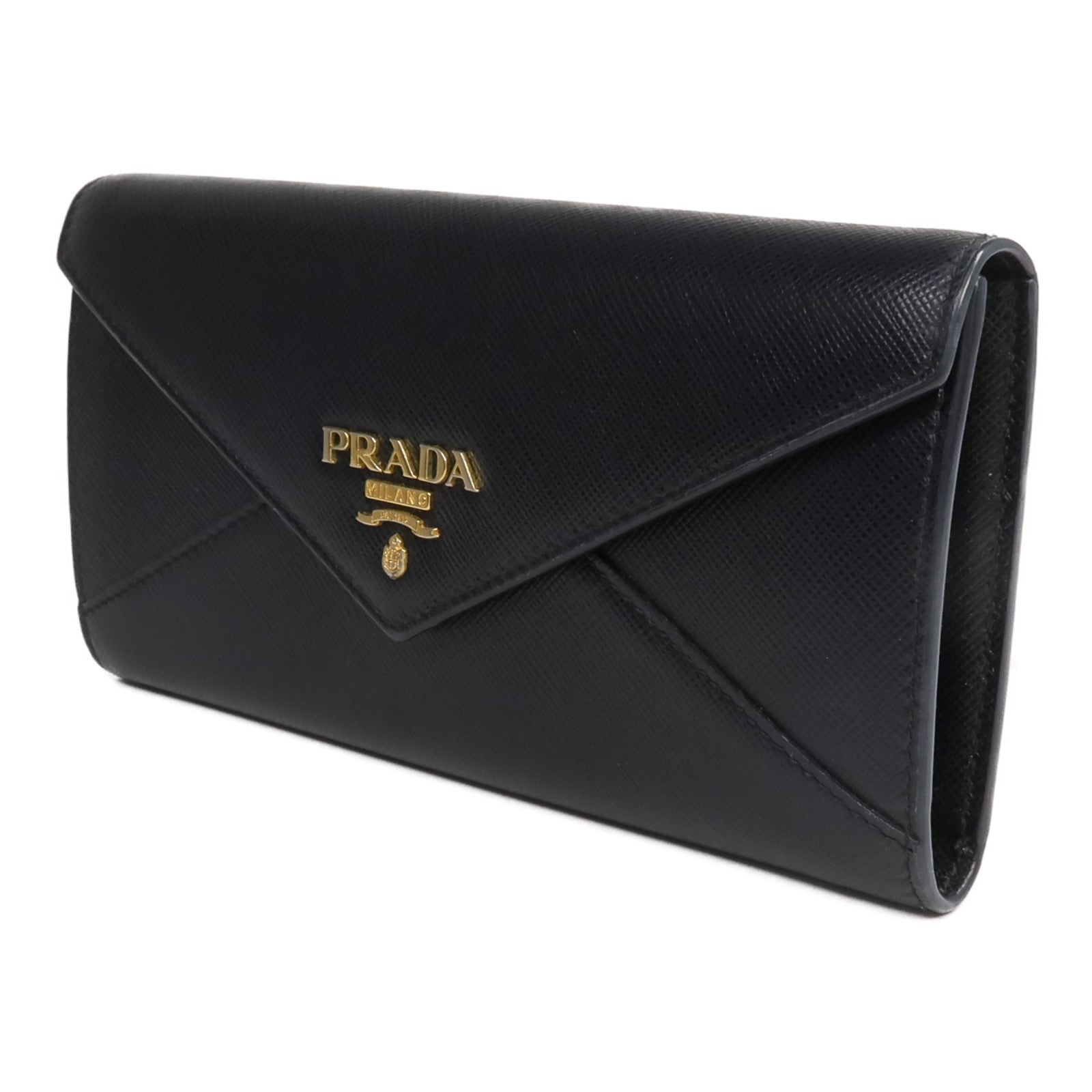 PRADA Saffiano皮革Envelope Long Wallet長錢包