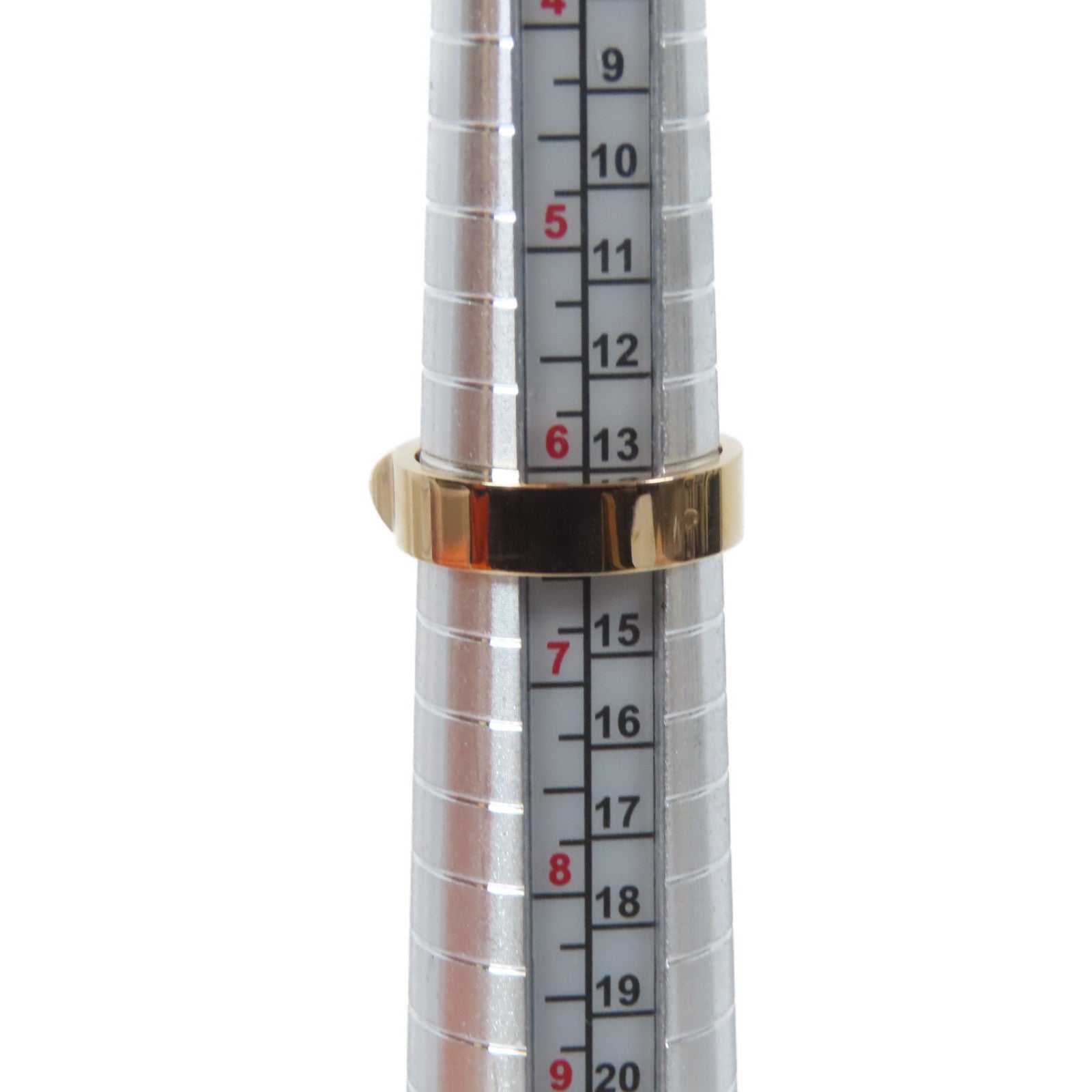 HERMES 18K黃金Colier De Chien Ring戒指US#6.25/Hermes#53