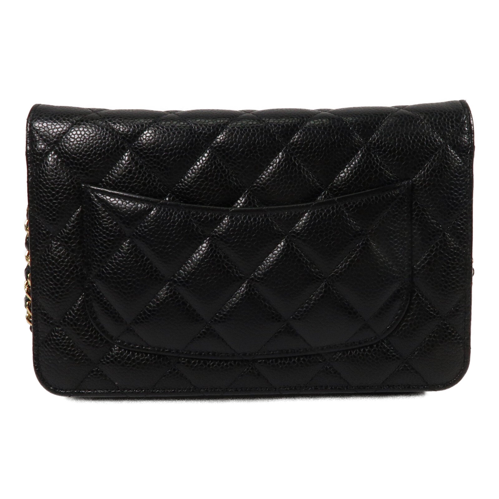 CHANEL 牛皮皮革WOC Wallet On Chain鏈帶肩背袋