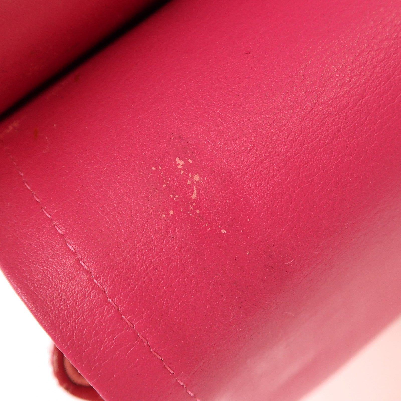 CHANEL 漆皮皮革Large Classic銀扣鏈帶肩背袋