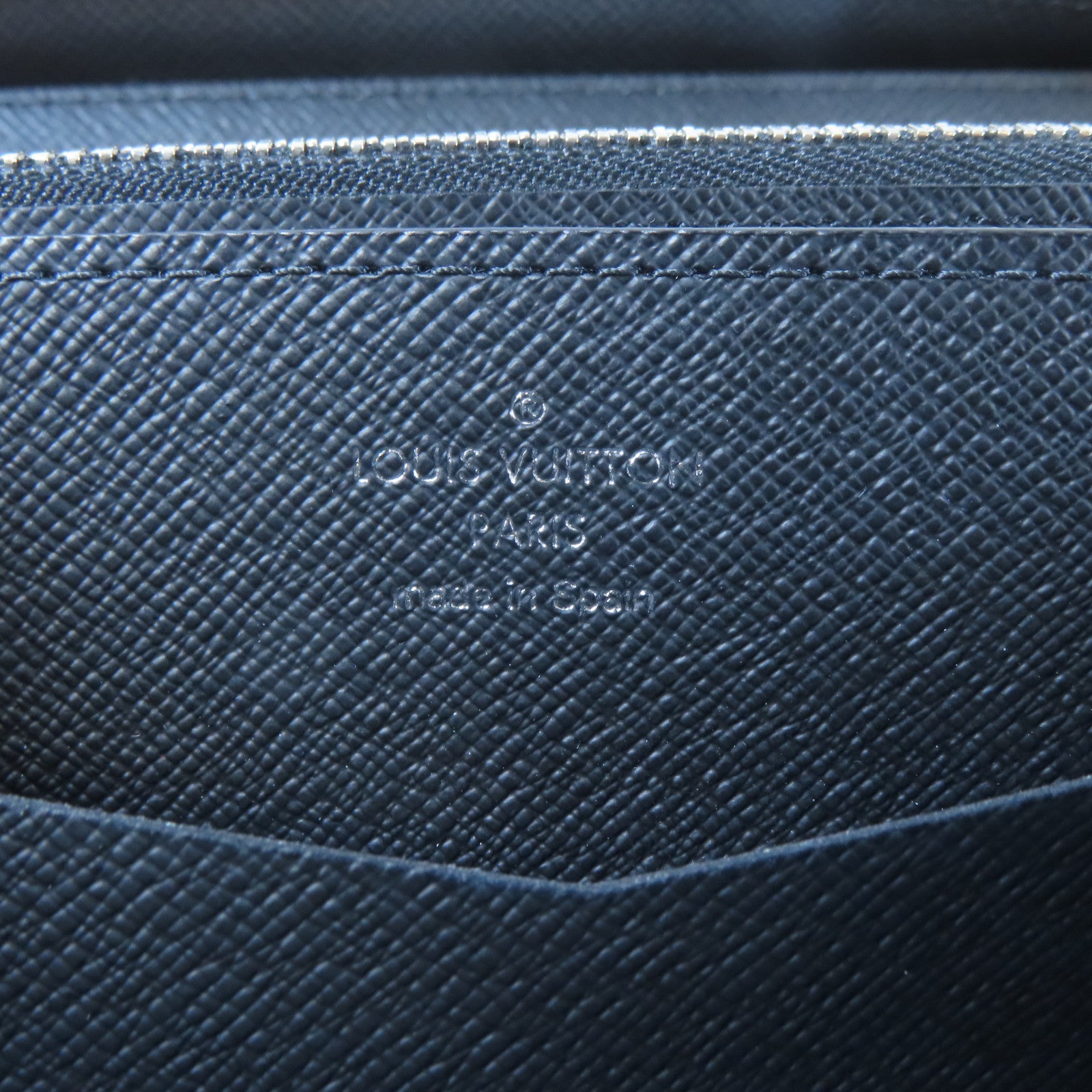 LOUIS VUITTON 【激減優惠】Damier Graphite Zippy XL銀扣長錢包黑色