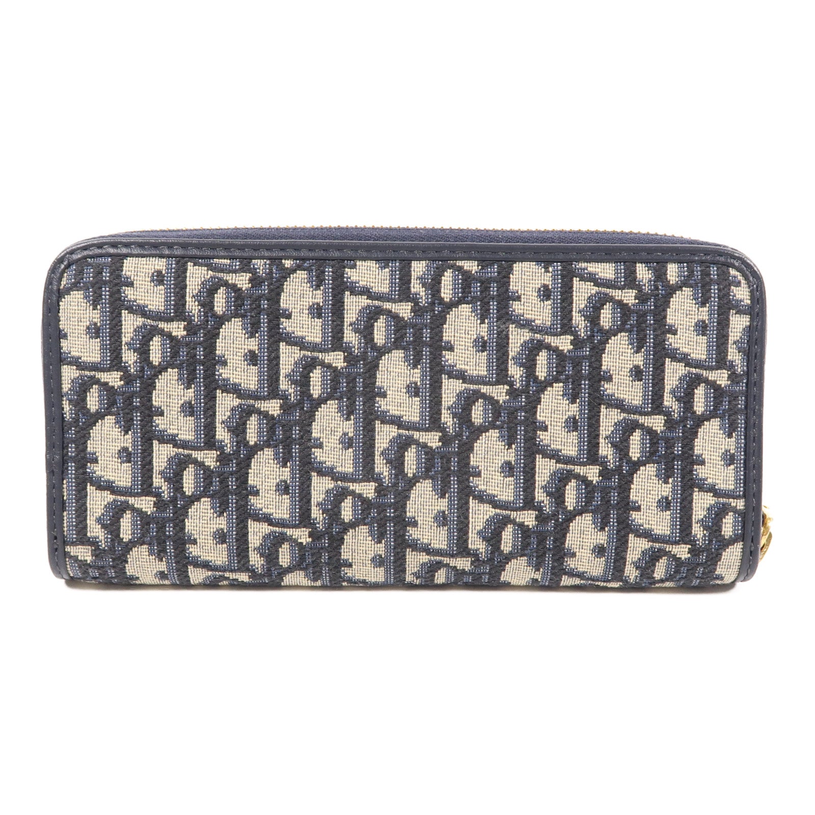 Dior 帆布30 Montaigne Voyageur金扣長錢包