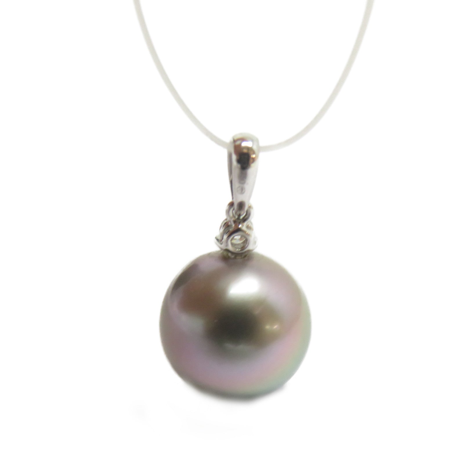 JEWELRY 18K白金Pearl Pendant Top