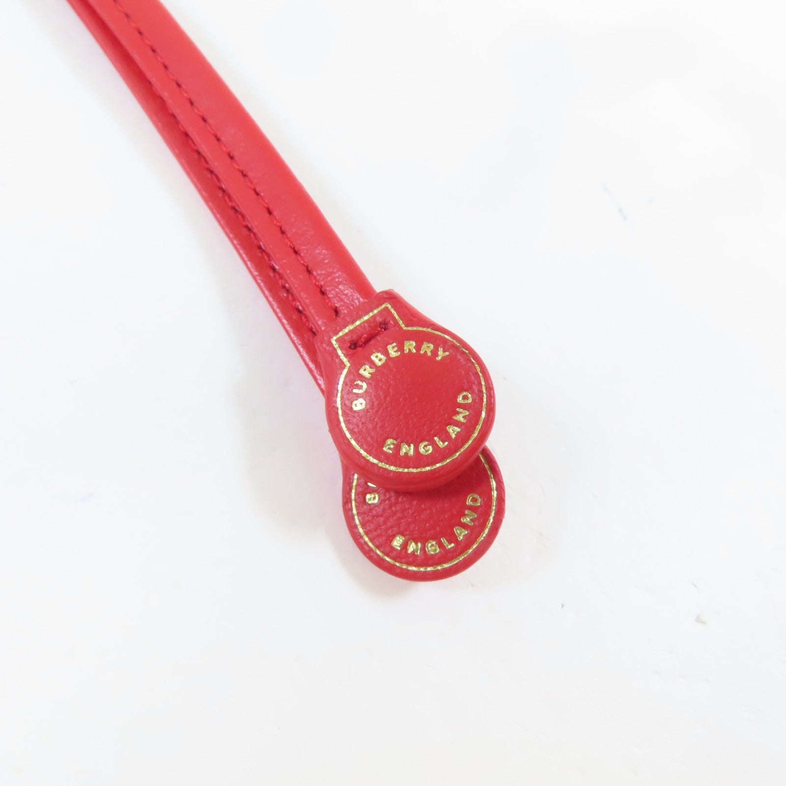 BURBERRY 牛皮皮革Shoulder Bag肩背袋紅色