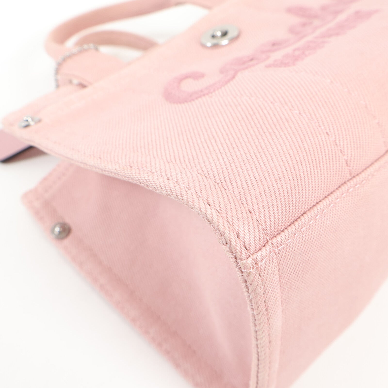 COACH 帆布Cargo 20銀扣手挽肩背兩用袋