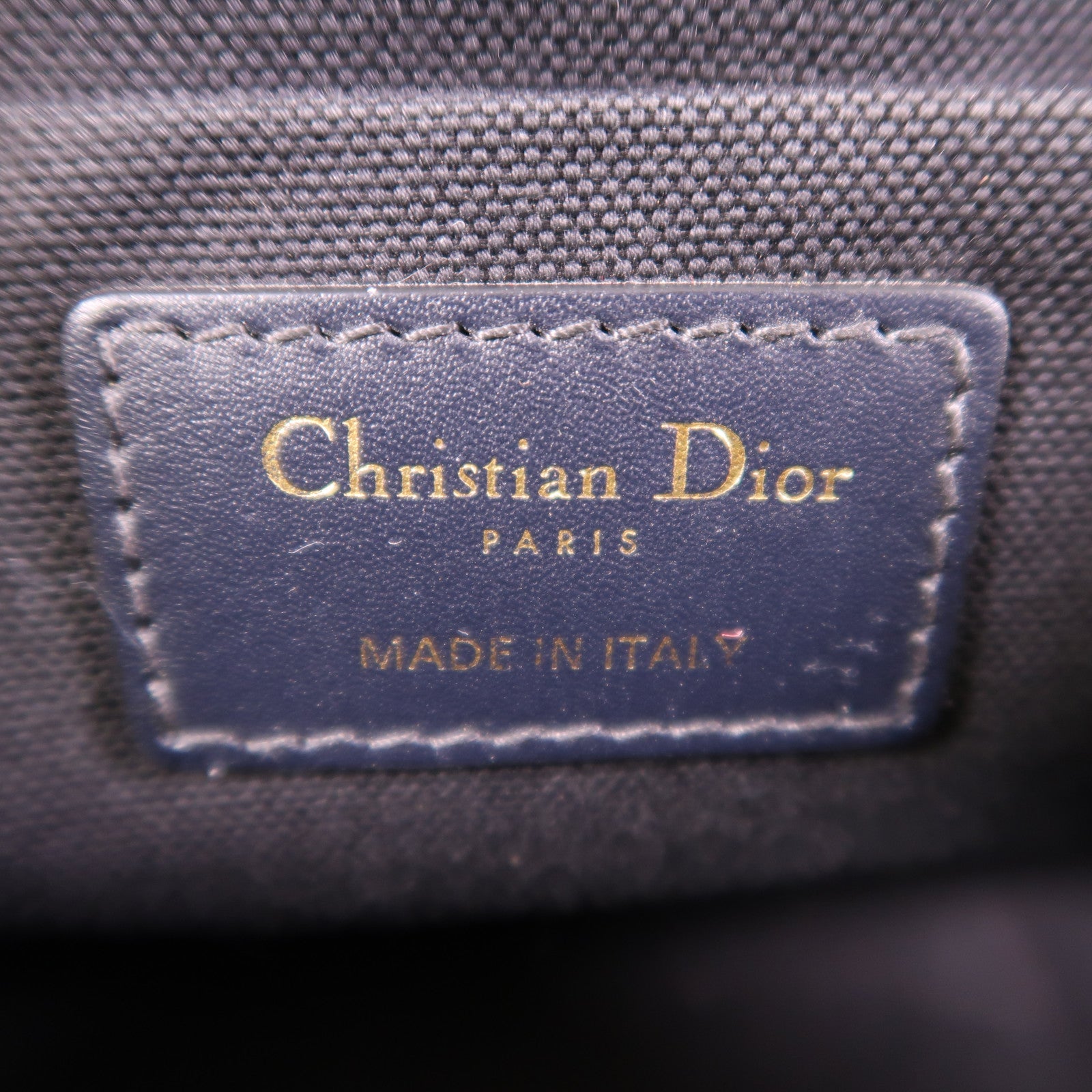 Dior 帆布Montaigne 30金扣肩背袋