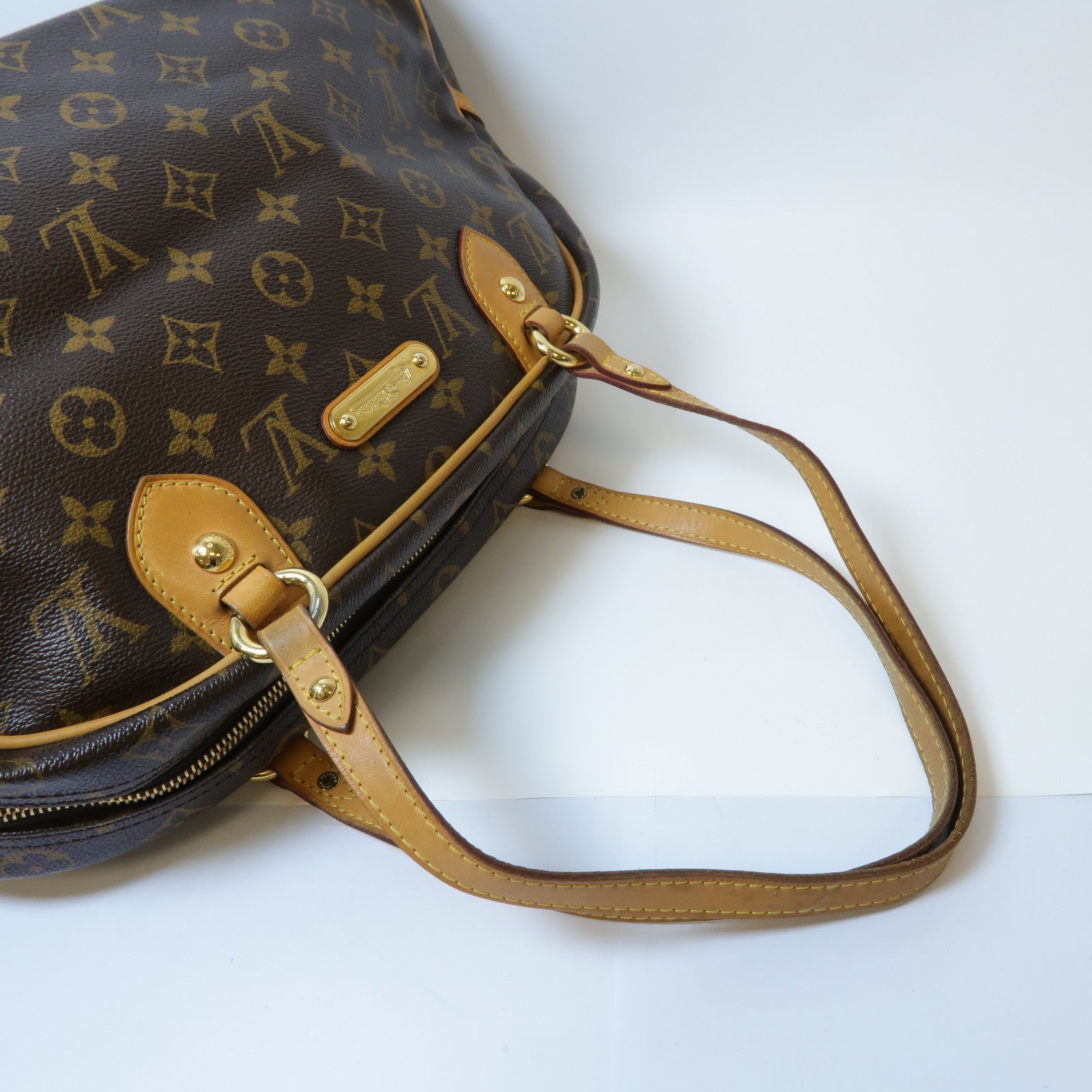 LOUIS VUITTON 【激減優惠】Monogram Montorgueil GM金扣肩背袋啡色