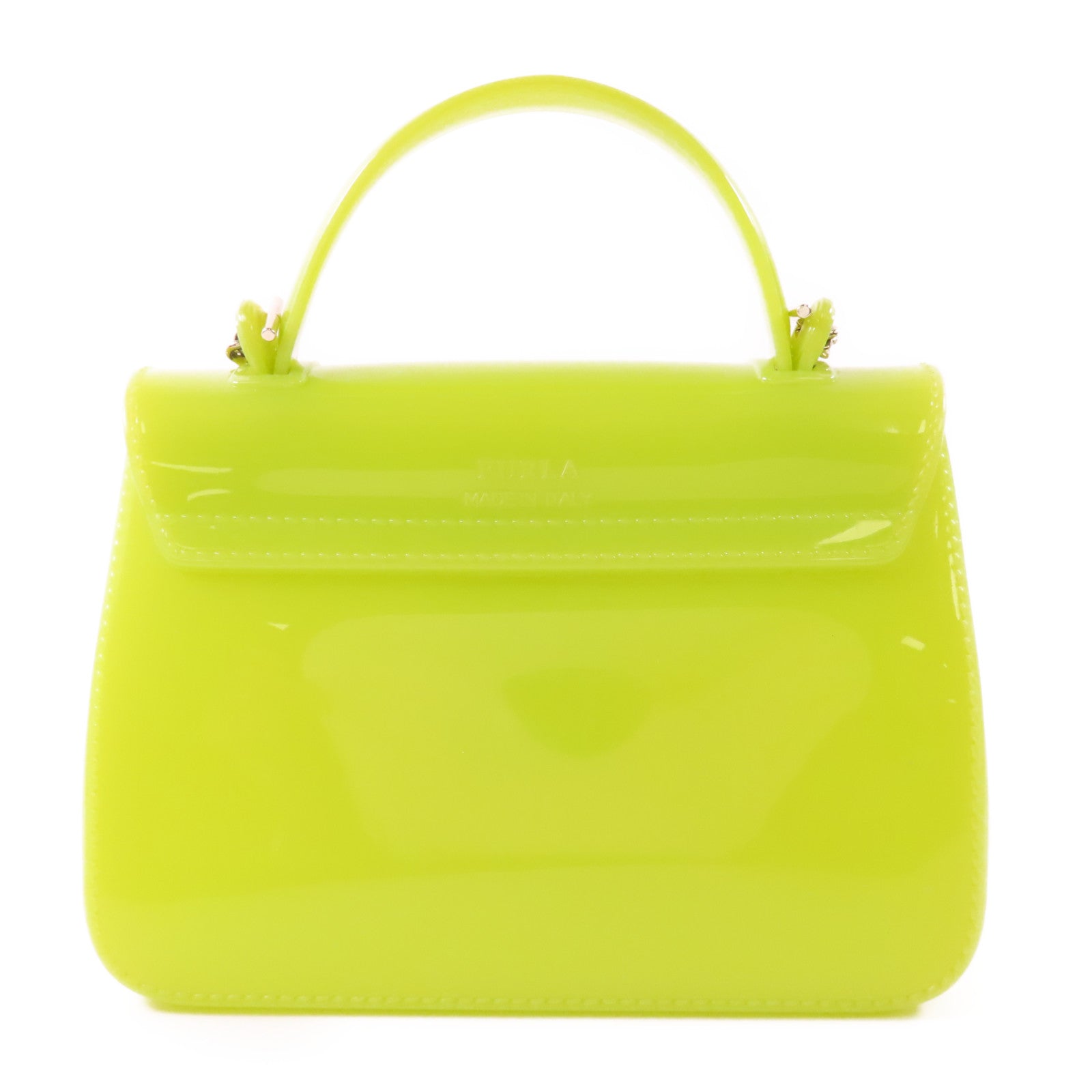 Furla PVC 2 Way Shoulder Bag金扣手挽肩背兩用袋