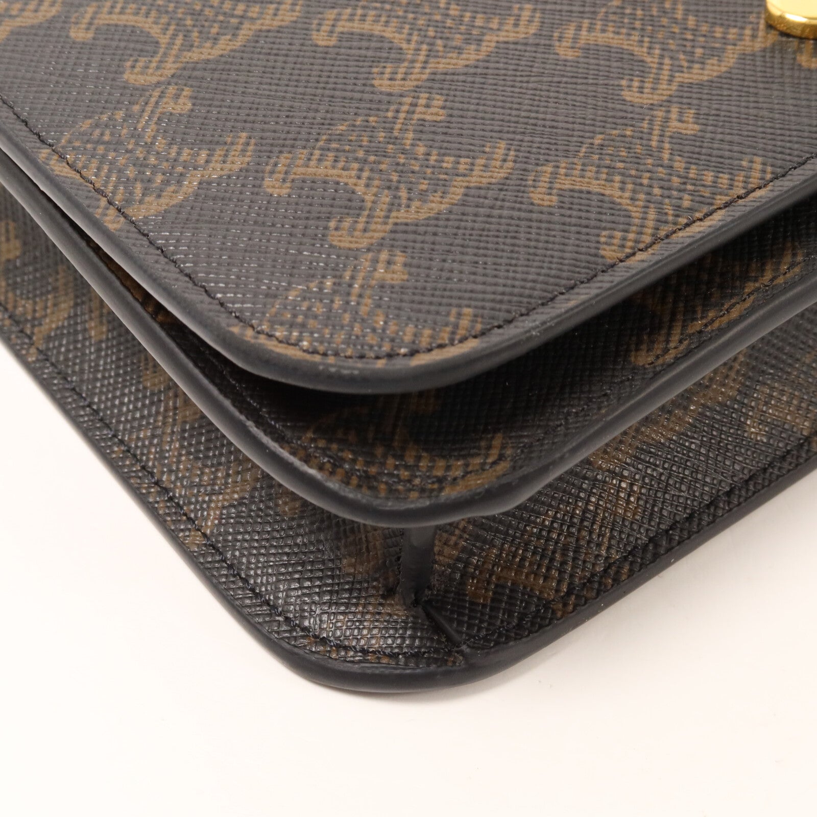 CELINE 塗層帆布Multi Pochette鏈帶手挽肩背兩用袋