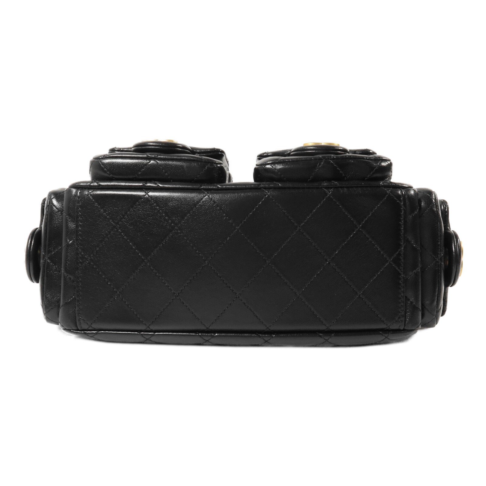 CHANEL 羊皮皮革25C Hobo Bag鏈帶肩背袋