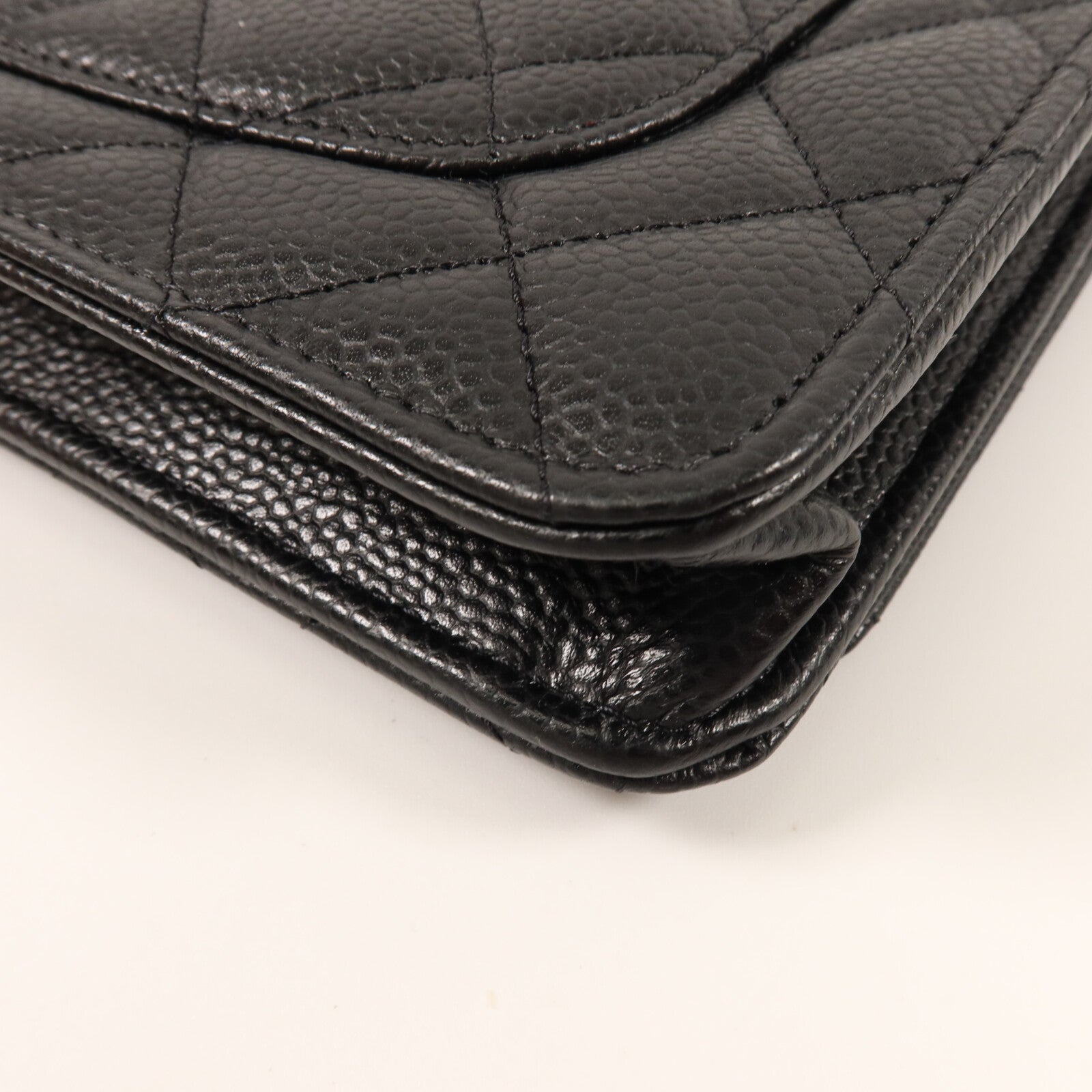 CHANEL 牛皮皮革WOC Wallet On Chain鏈帶肩背袋