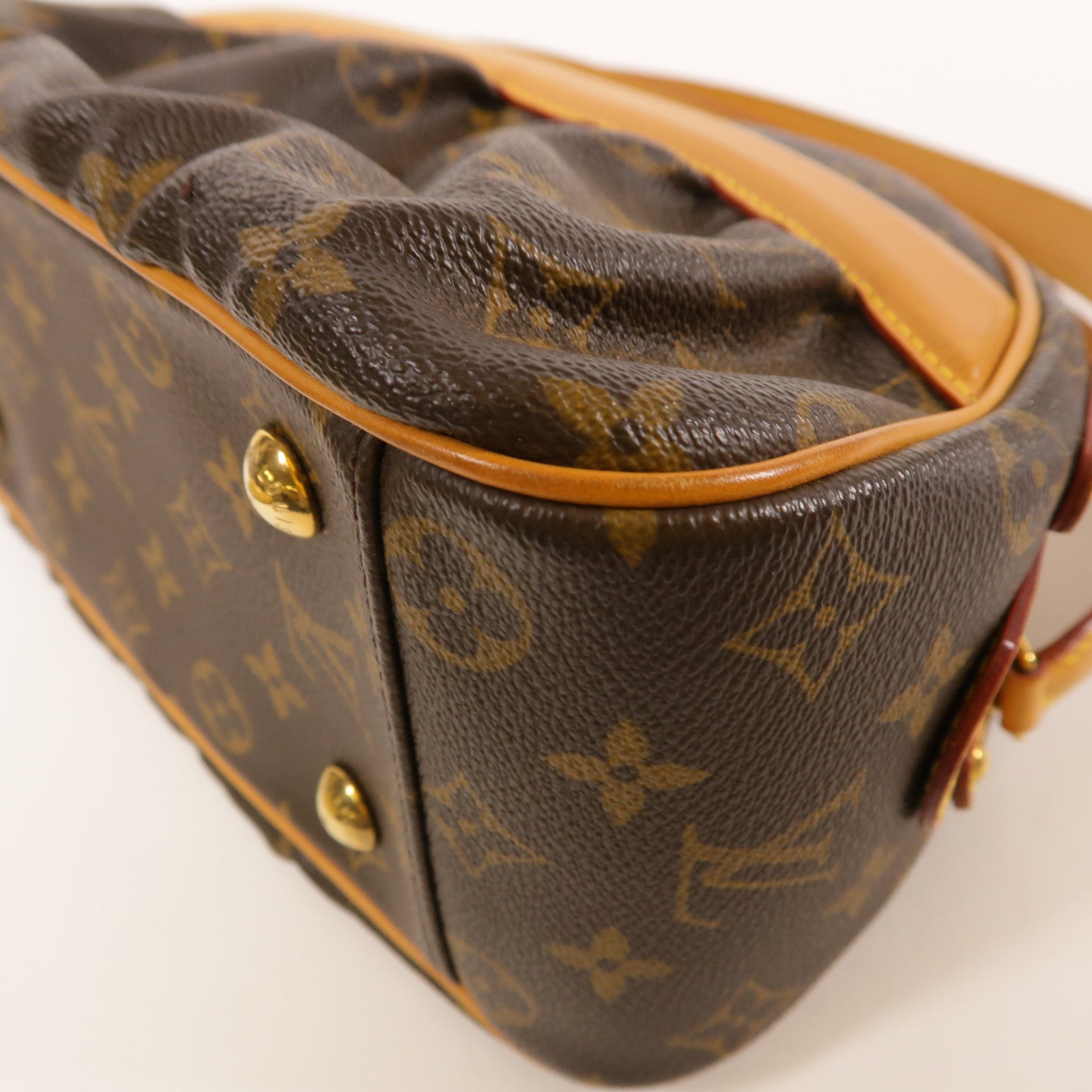 LOUIS VUITTON LV Clara Shoulder Bag M40057 Monogram Brown