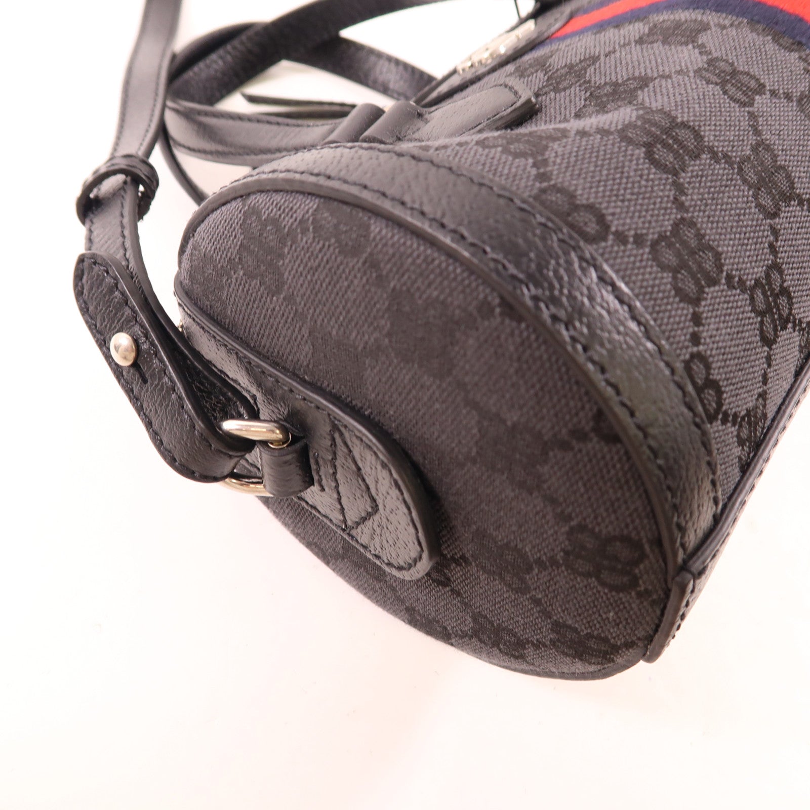 BALENCIAGA 【激減優惠】帆布Balenciaga x Gucci Hacker Project銀扣手挽肩背兩用袋