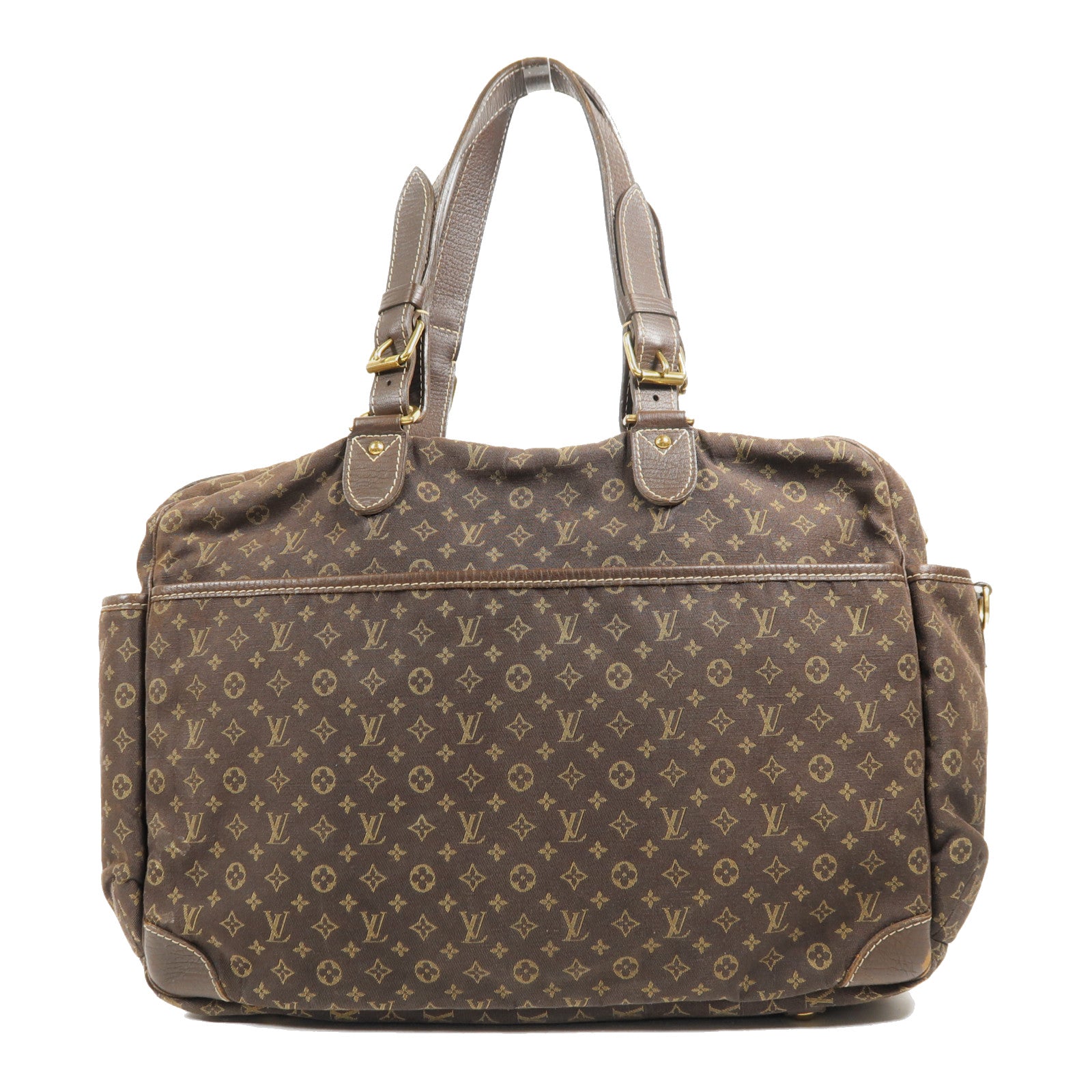 LOUIS VUITTON Monogram Mini Lin Sac A Langer Diaper金扣手挽肩背兩用袋
