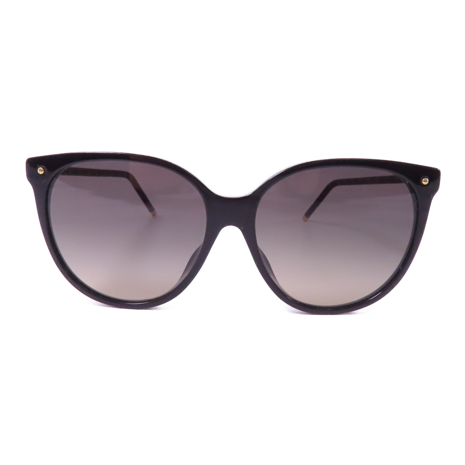 LOUIS VUITTON PVC/金屬Sunglasses金扣太陽眼鏡黑色/棕色