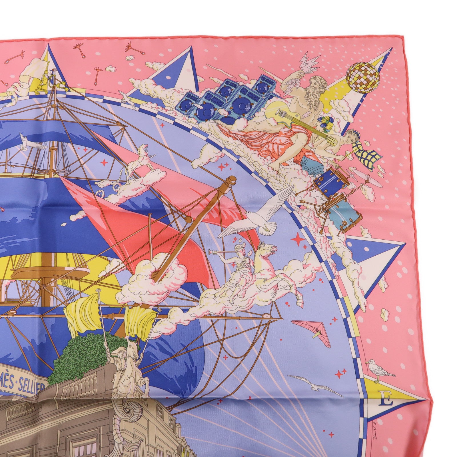 HERMES 【激減優惠】絲質Scarf 90X90絲巾