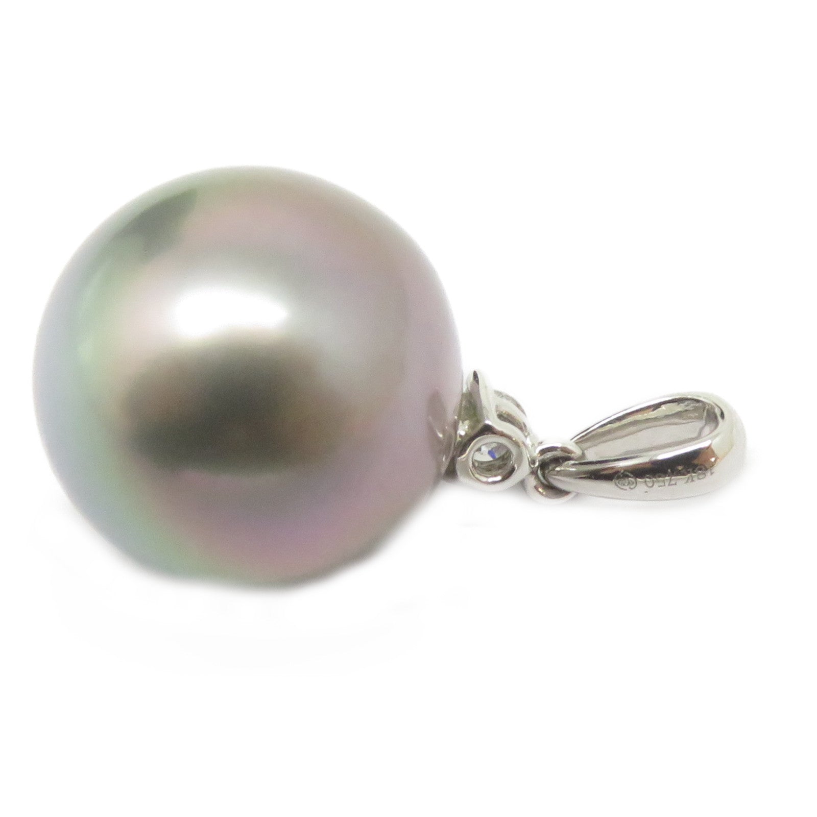 JEWELRY 18K白金Pearl Pendant Top