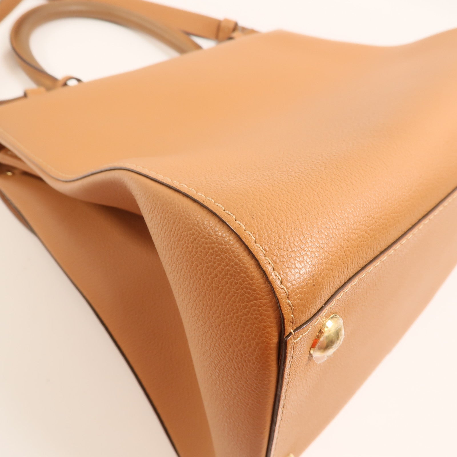 Delvaux 【激減優惠】牛皮皮革Brillant MM金扣手挽肩背兩用袋