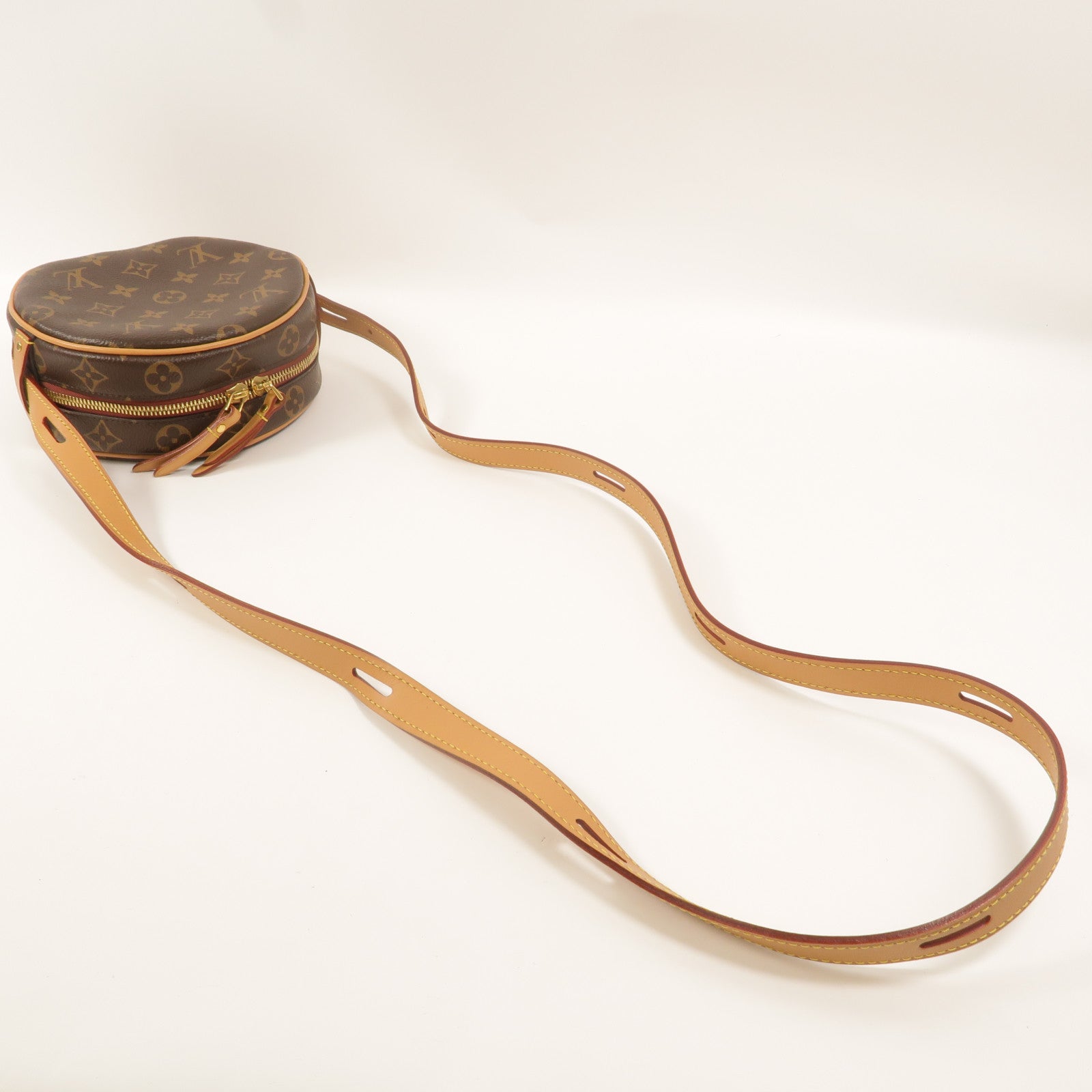 LOUIS VUITTON Monogram Boite Chapeau Souple PM金扣肩背袋