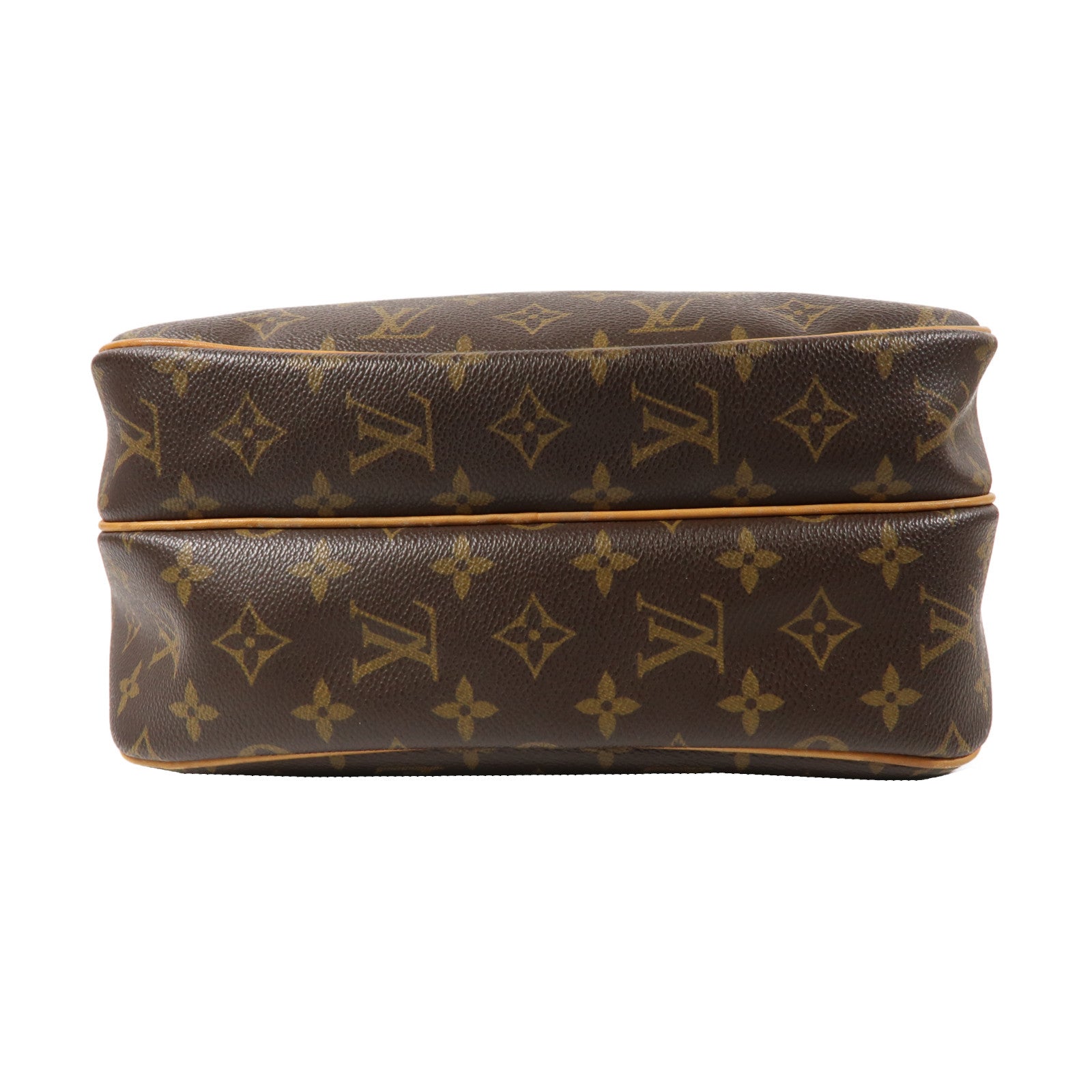 LOUIS VUITTON 【激減優惠】Monogram Reporter金扣肩背袋啡色