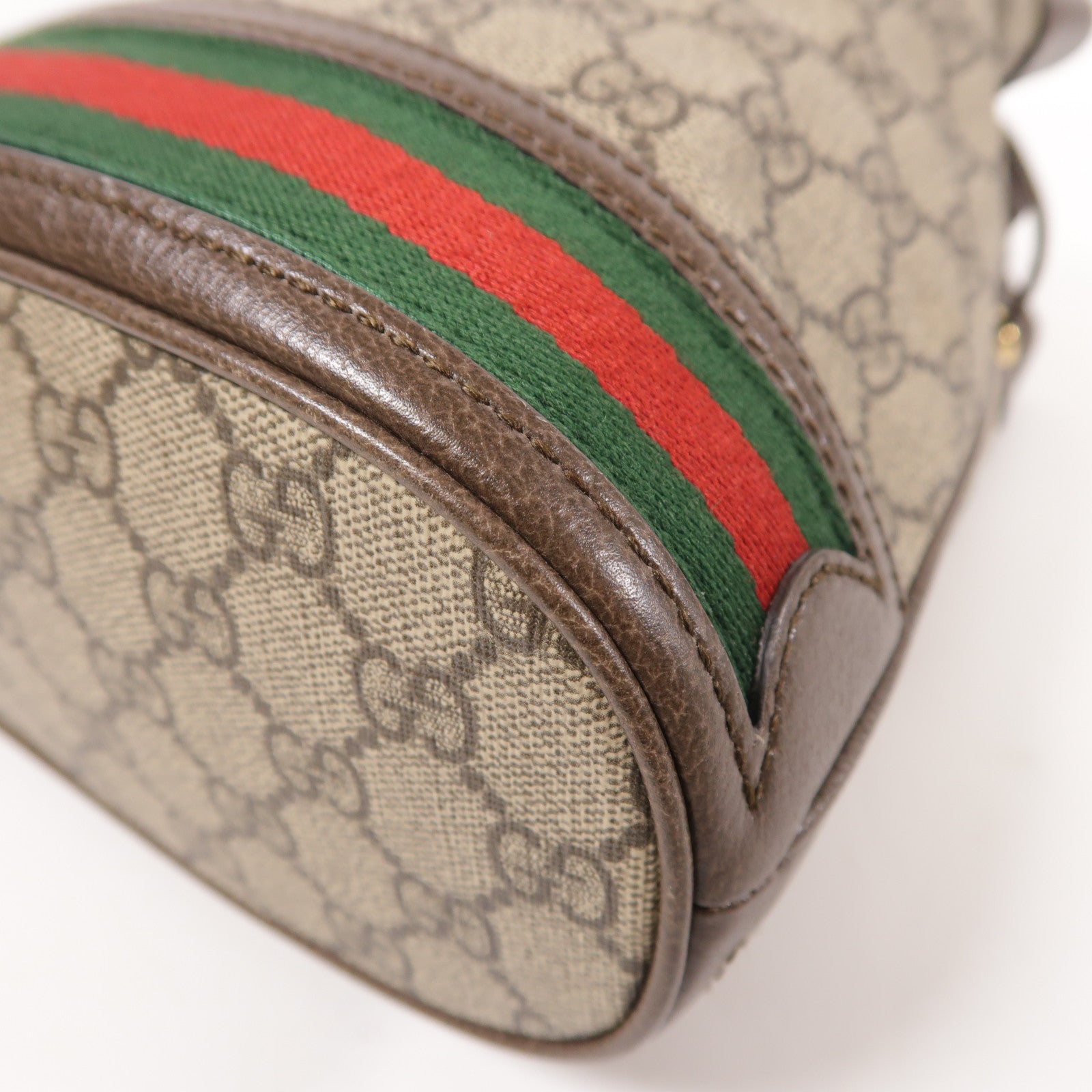 GUCCI 塗層帆布2 Way Shoulder金扣手挽肩背兩用袋