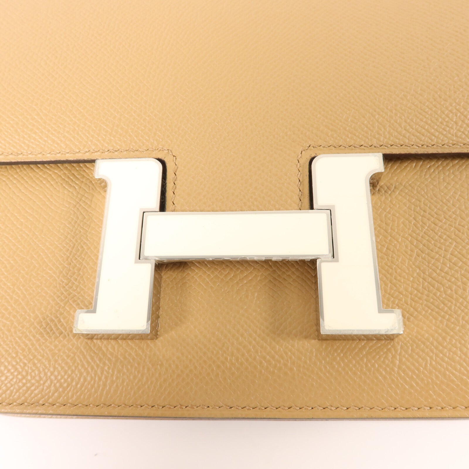 HERMES Epsom皮革Constance 24肩背袋Chai