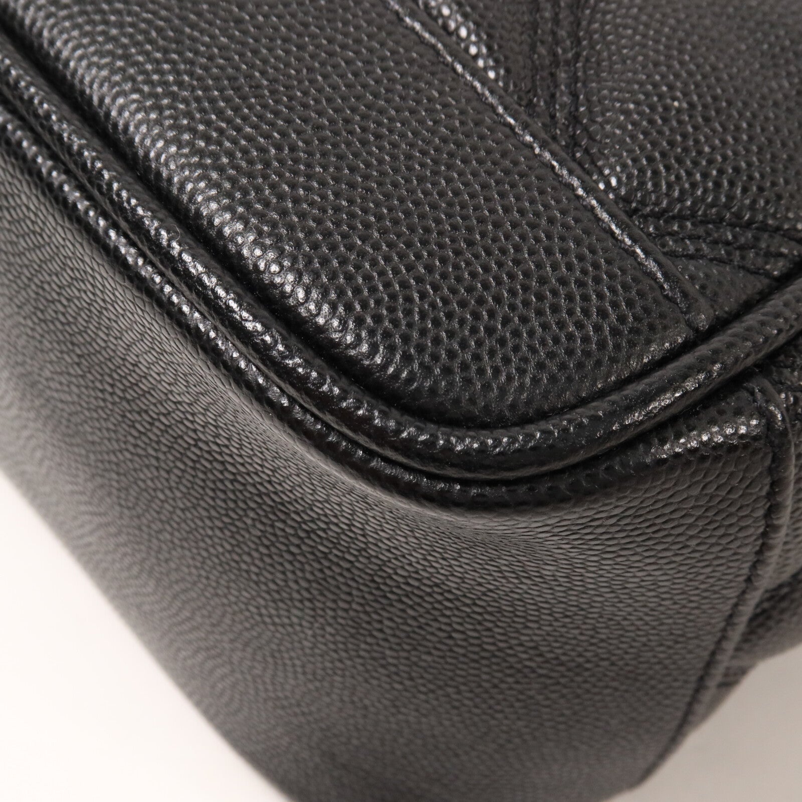 SAINT LAURENT 牛皮皮革Grain De Poudre Vanity Case鏈帶肩背袋