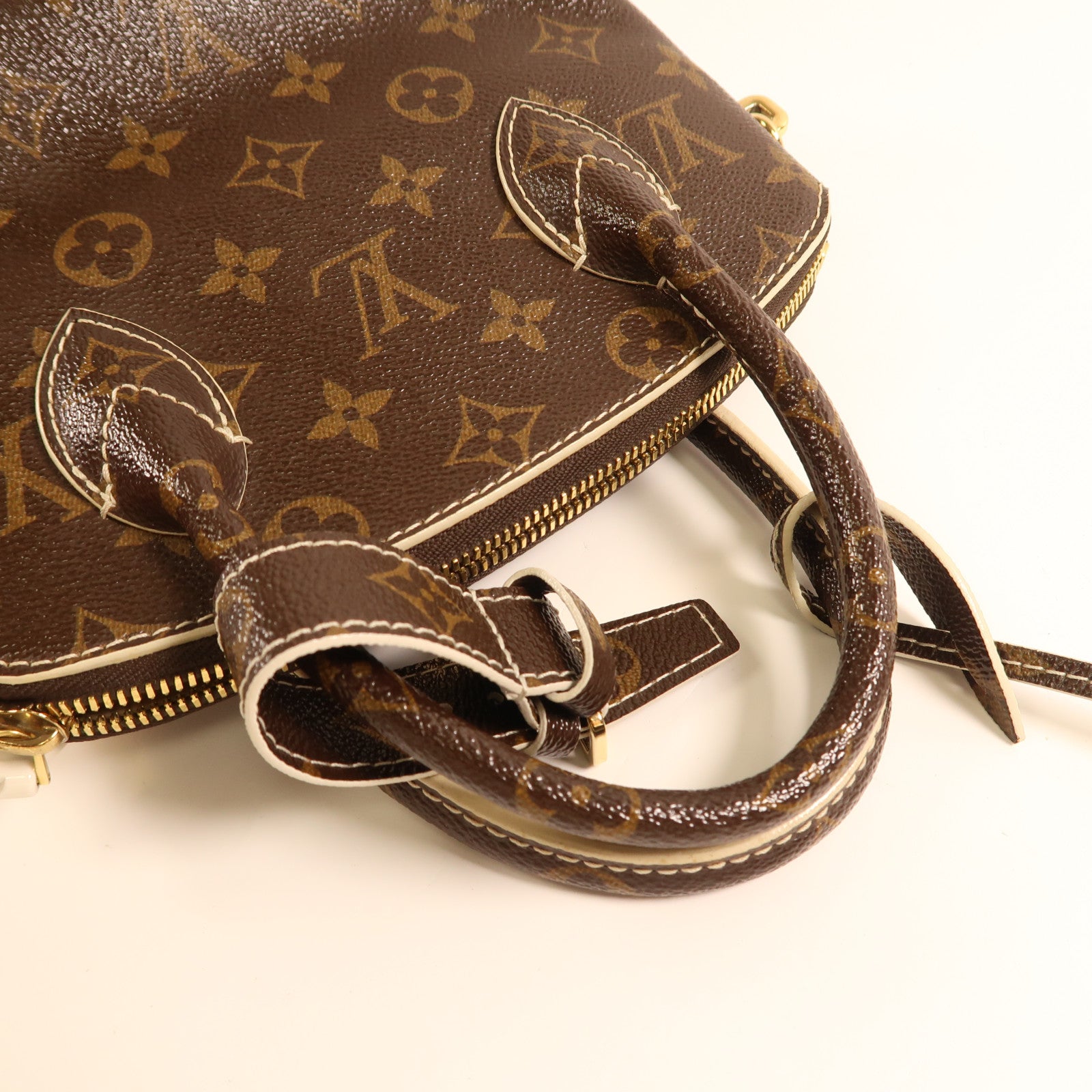 LOUIS VUITTON Monogram Lockit BB金扣手挽袋
