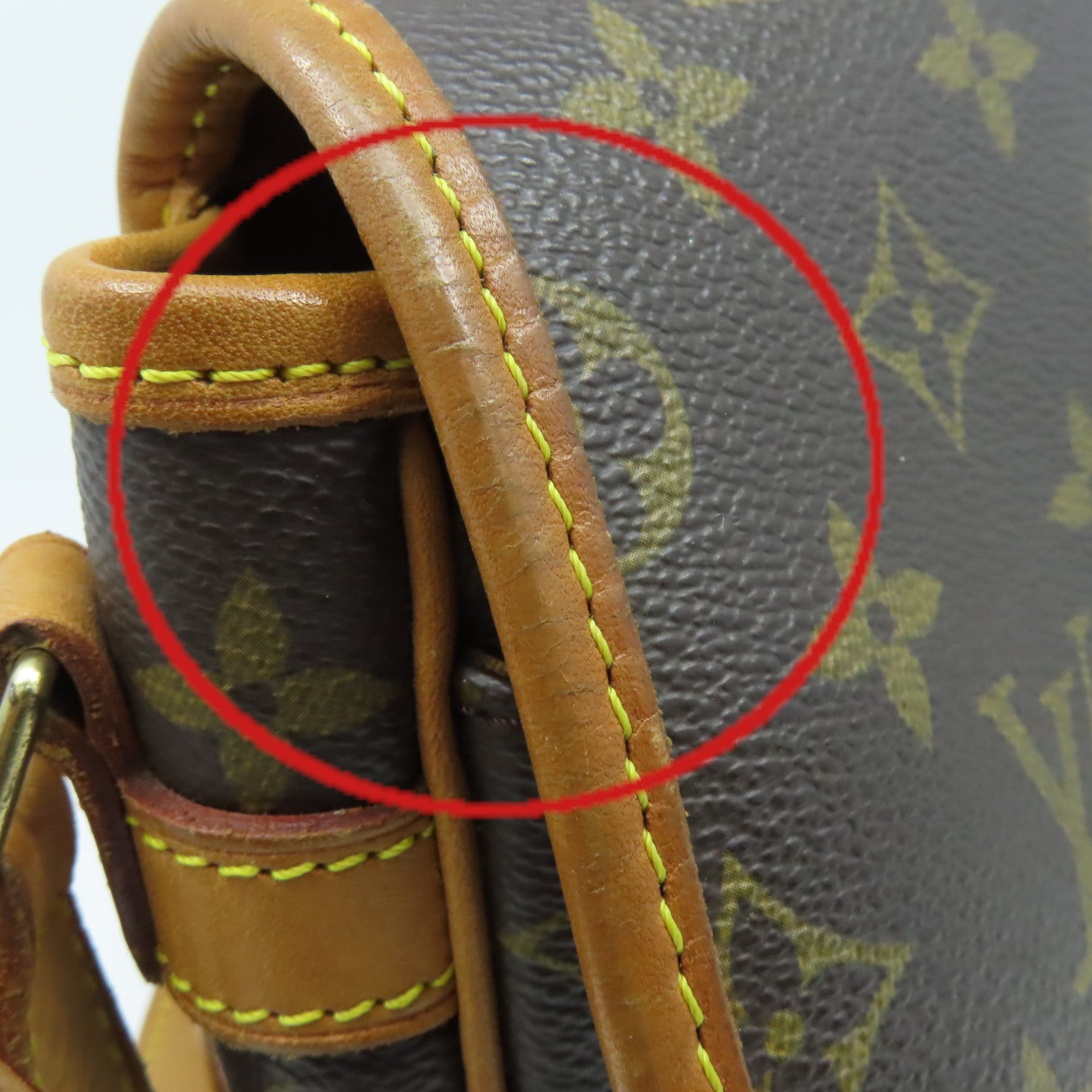 LOUIS VUITTON Monogram Sologne Shoulder Bag金扣肩背袋啡色