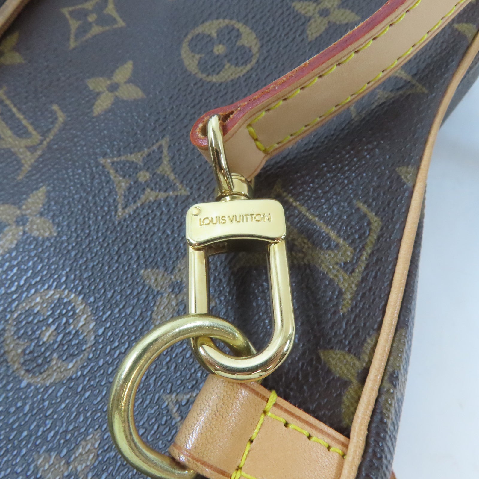 LOUIS VUITTON Monogram Sac Marelle A Dos金扣背包啡色