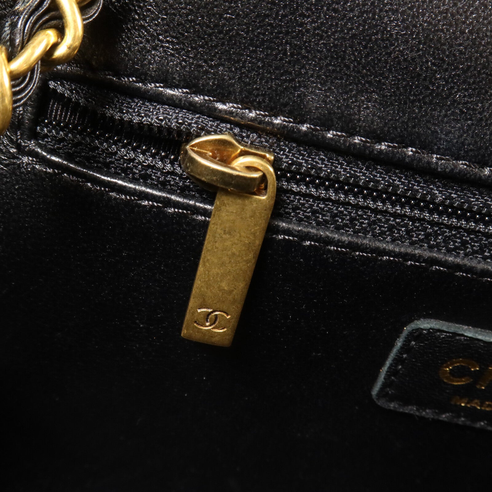 CHANEL 牛皮皮革Shoulder Bag鏈帶手挽肩背兩用袋