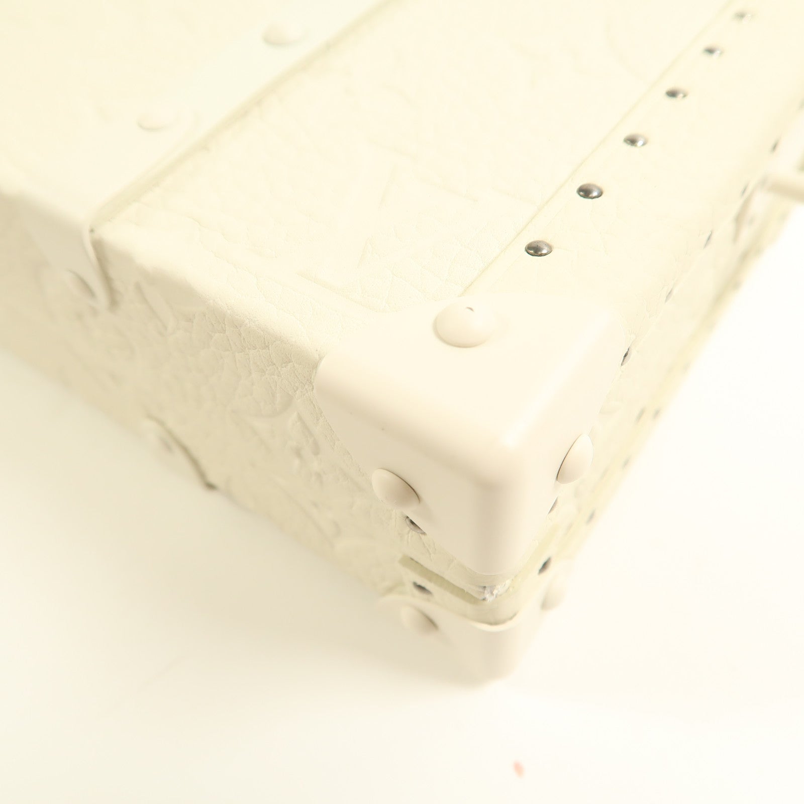 LOUIS VUITTON LV Trunk 2Way Shoulder Hand Bag Monogram M20153 White