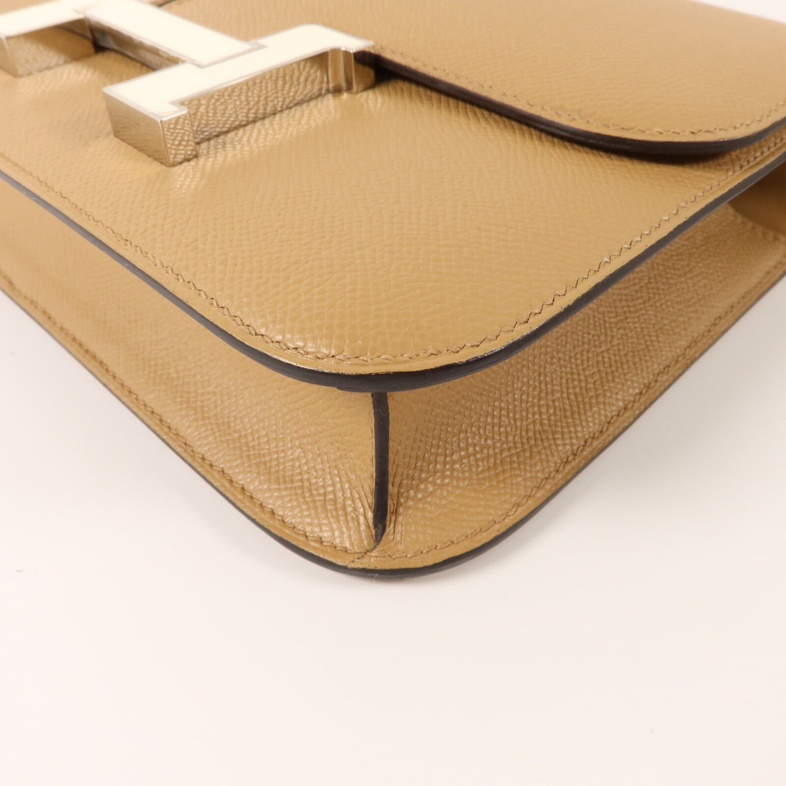 HERMES Epsom皮革Constance 24肩背袋Chai